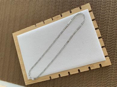 Vip Gümüş İç İçe Geçme Klasik Zincirli Kolye