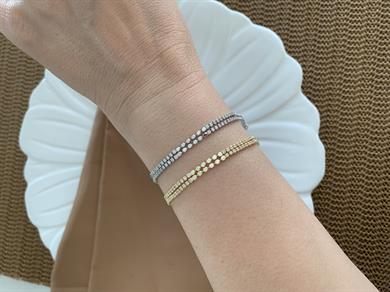 Vip İkili Ezme İnce Su Yolu  Bileklik