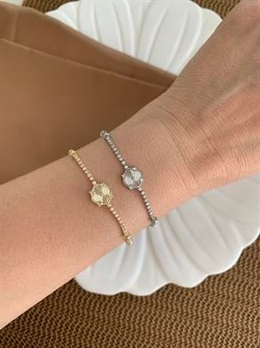 Vip İnce Su Yolu Yonca Bileklik