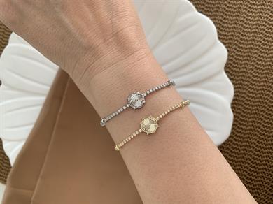 Vip İnce Su Yolu Yonca Bileklik