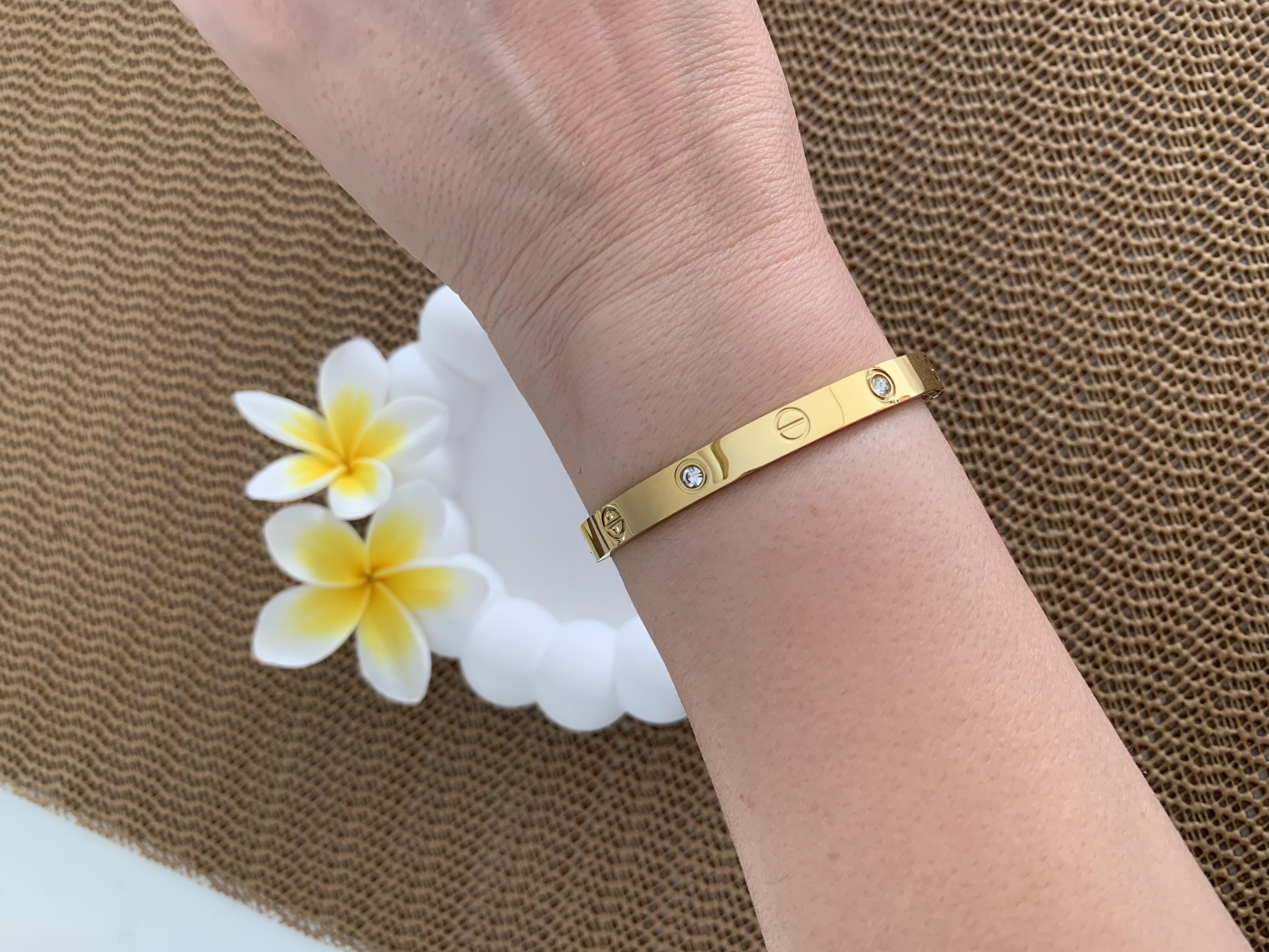 Çelik Crt Bebe Boy Kalın Taşlı Kelepçe Gold