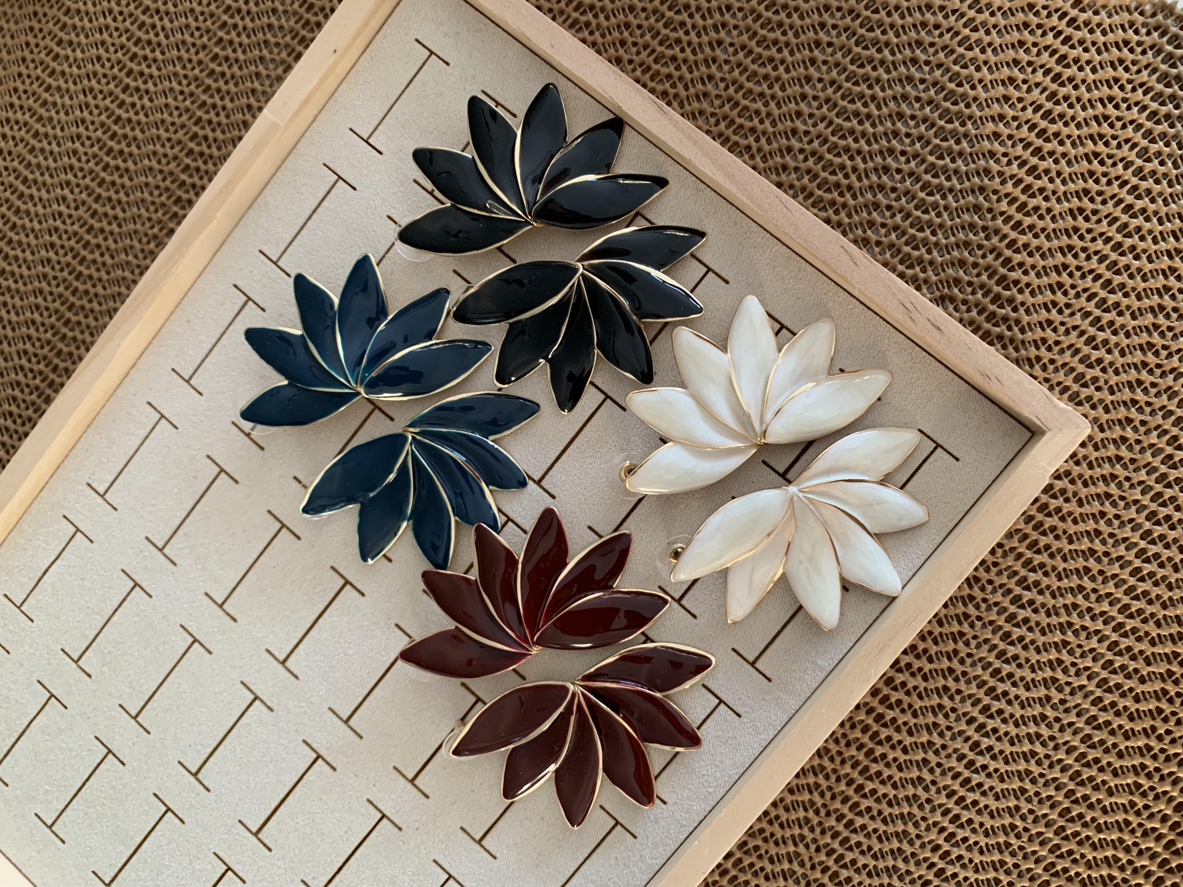 Özel Seri Orj Marka Sdf 6 Cm Çiçek Küpe