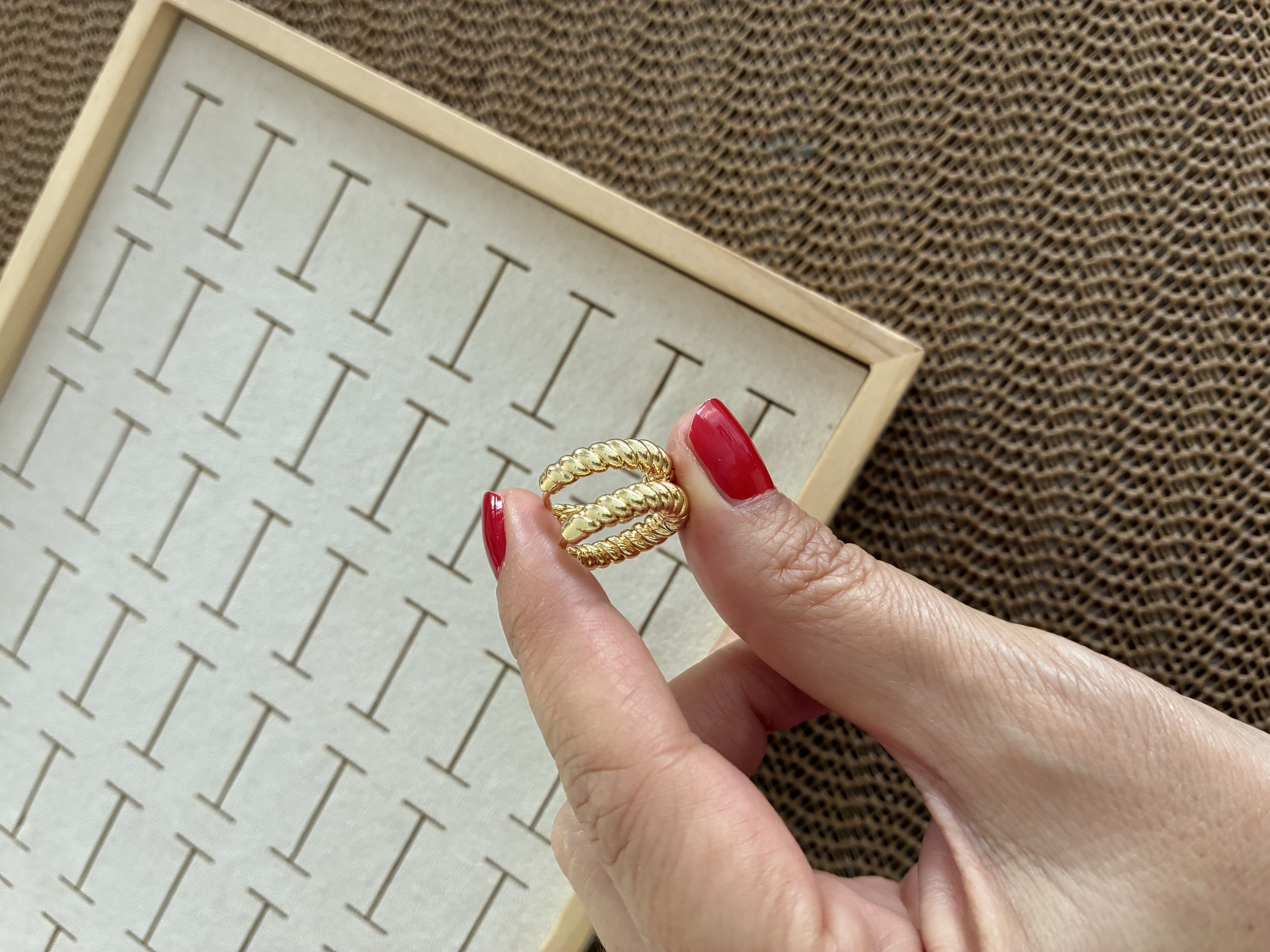Vip Gold 1,5 cm Burgu Halka Küpe