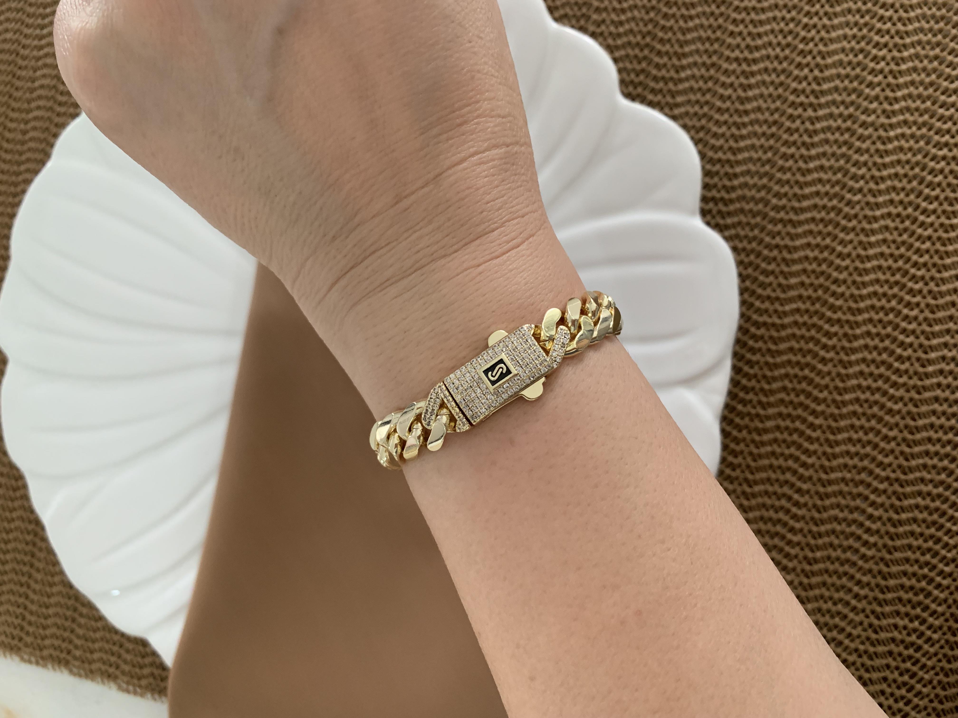 Vip Gold 18 Cm Kalın Kesme Gurmet Bileklik