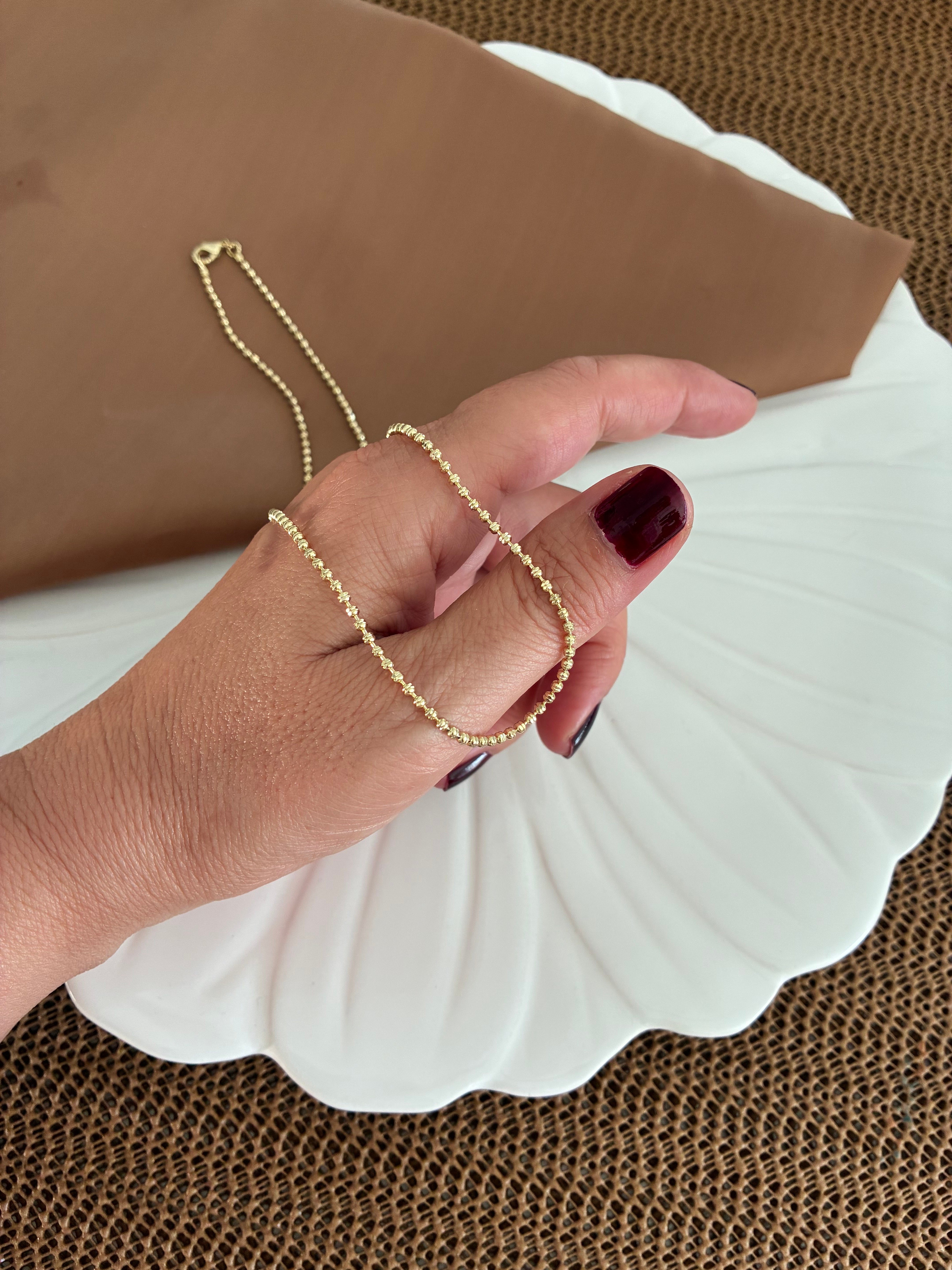 Vip Gold 45 Cm Mini Dorika Kolye