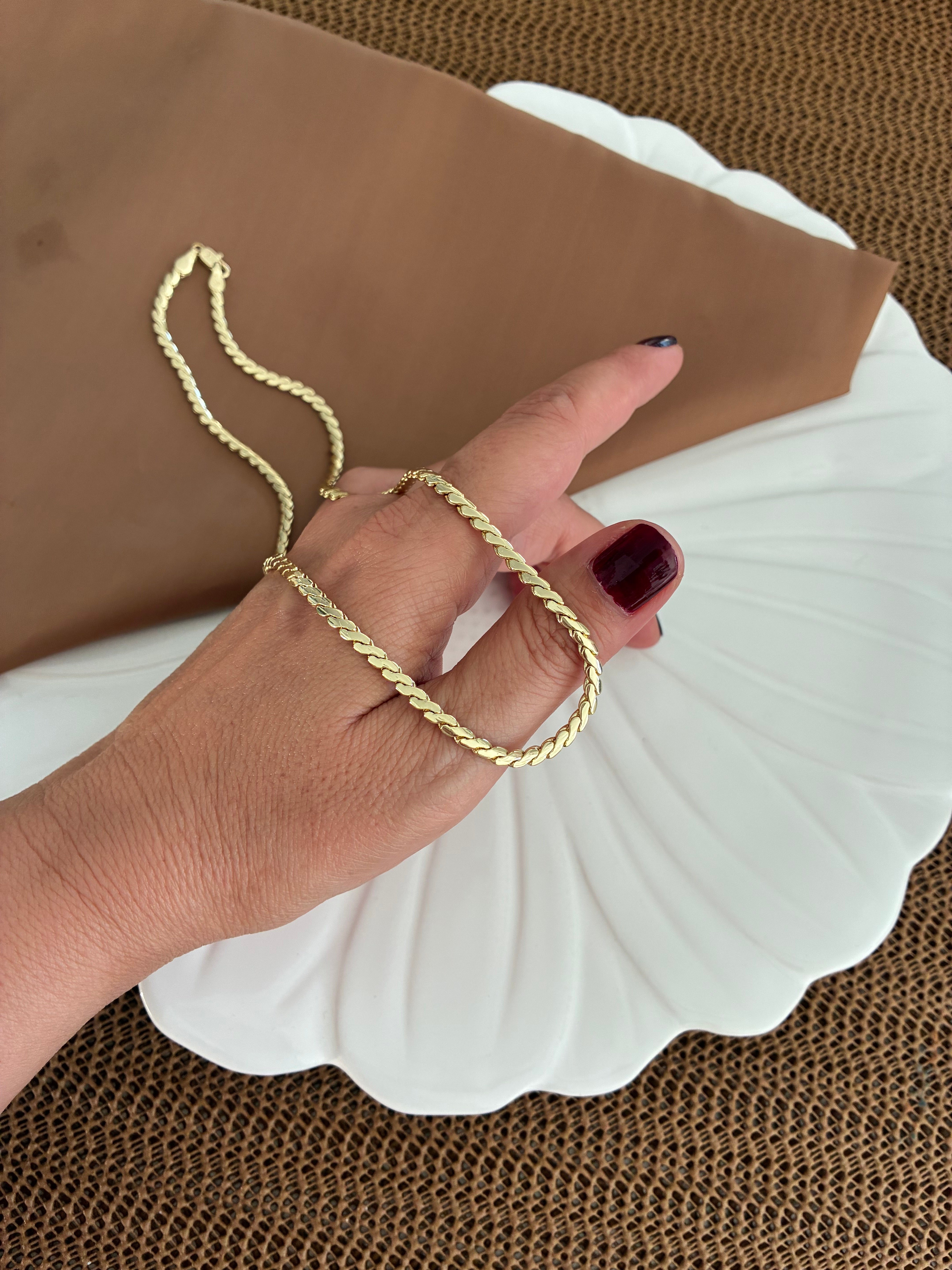 Vip Gold 45 Cm S Sıralı Kolye