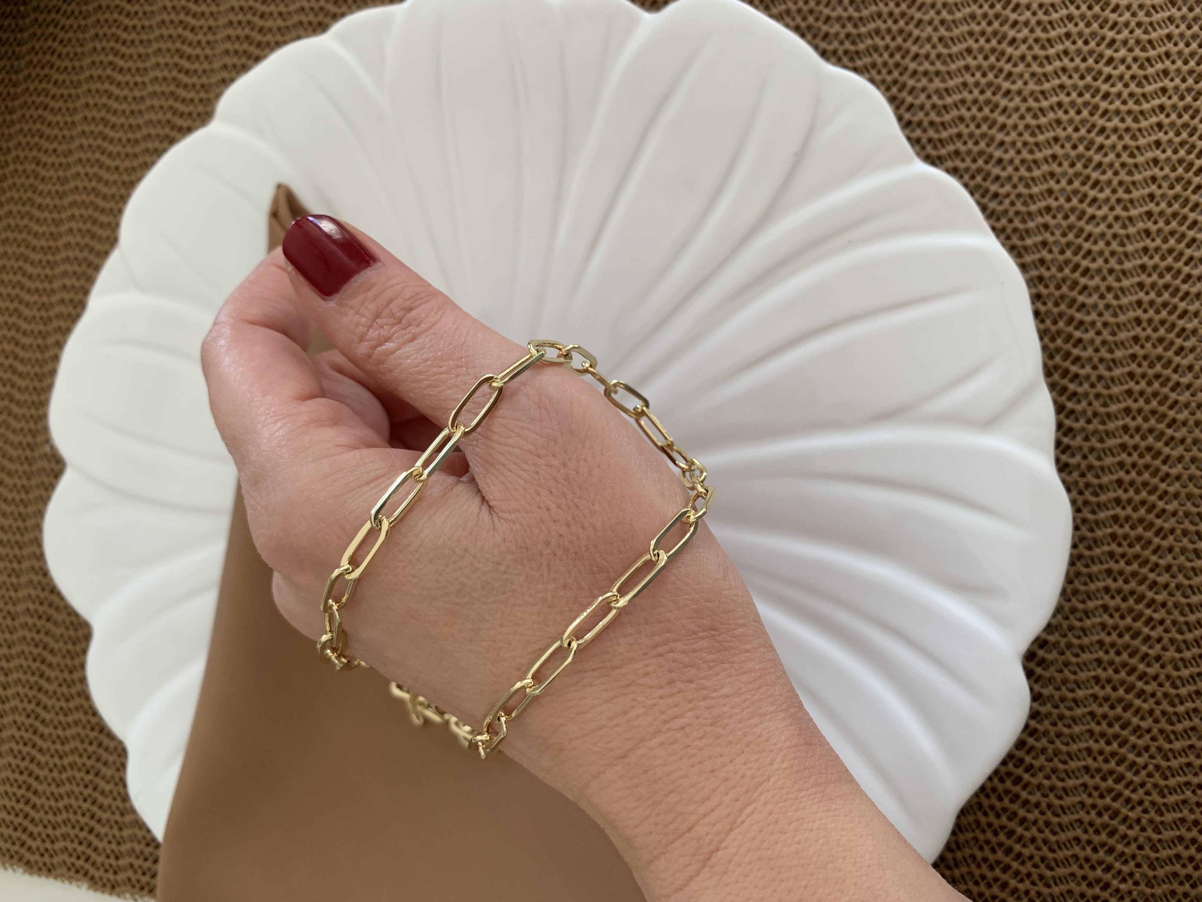 Vip Gold 49 Cm Ataç Zincirli Kolye