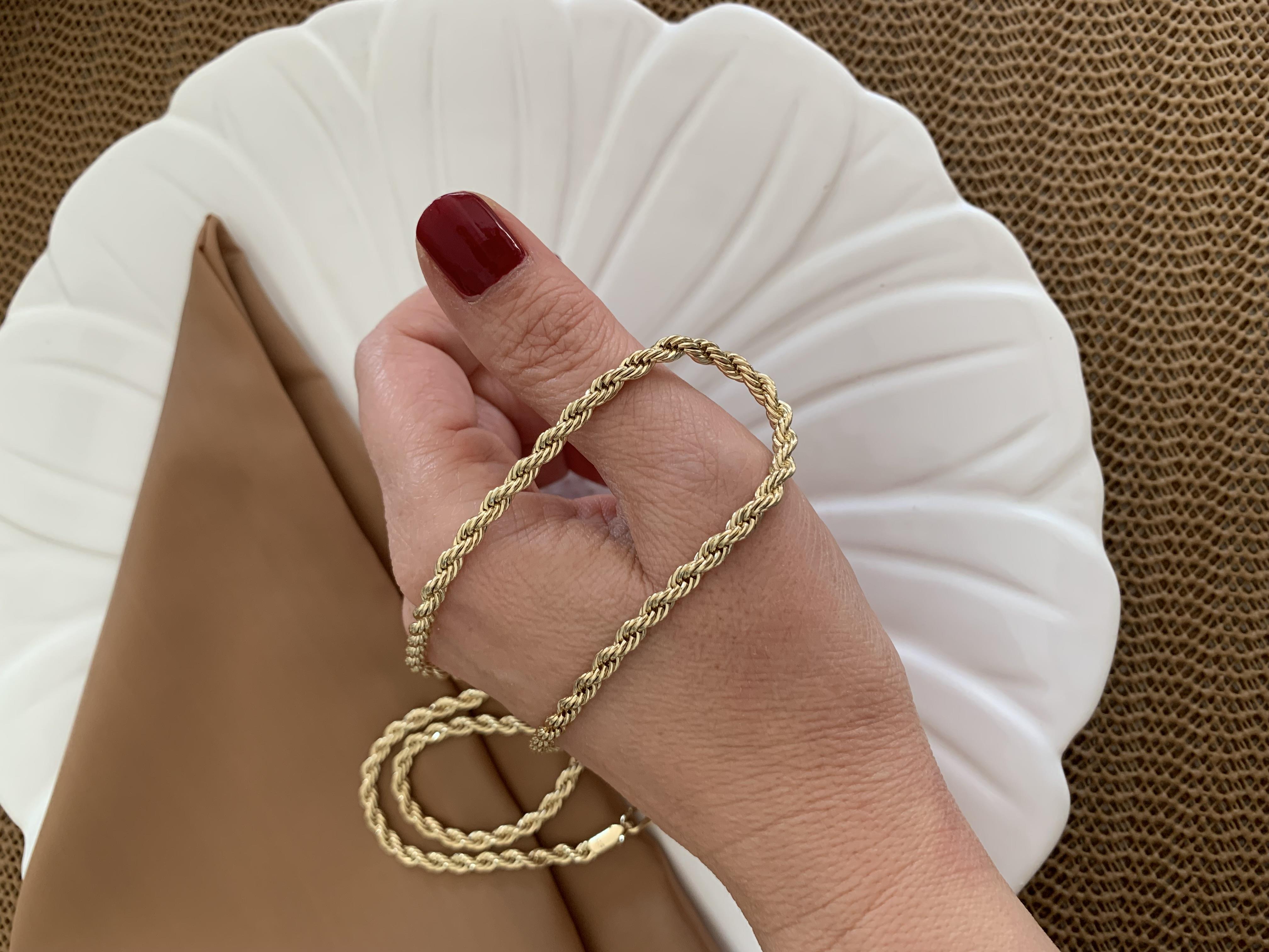 Vip Gold 54 Cm Kalın Burgu Zincir Kolye