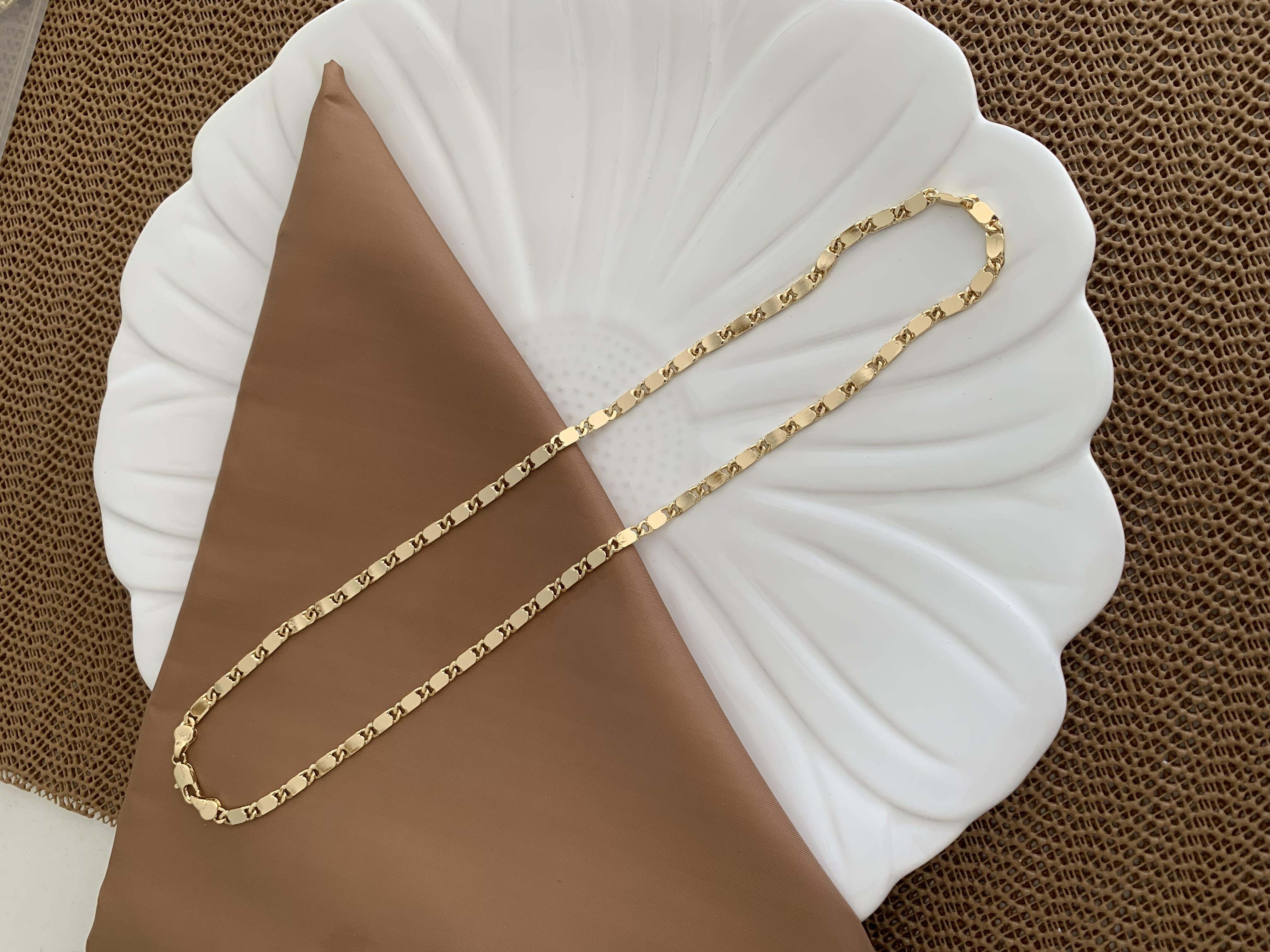 Vip Gold 55 Cm Ezme Düğüm Zincirli Kolye