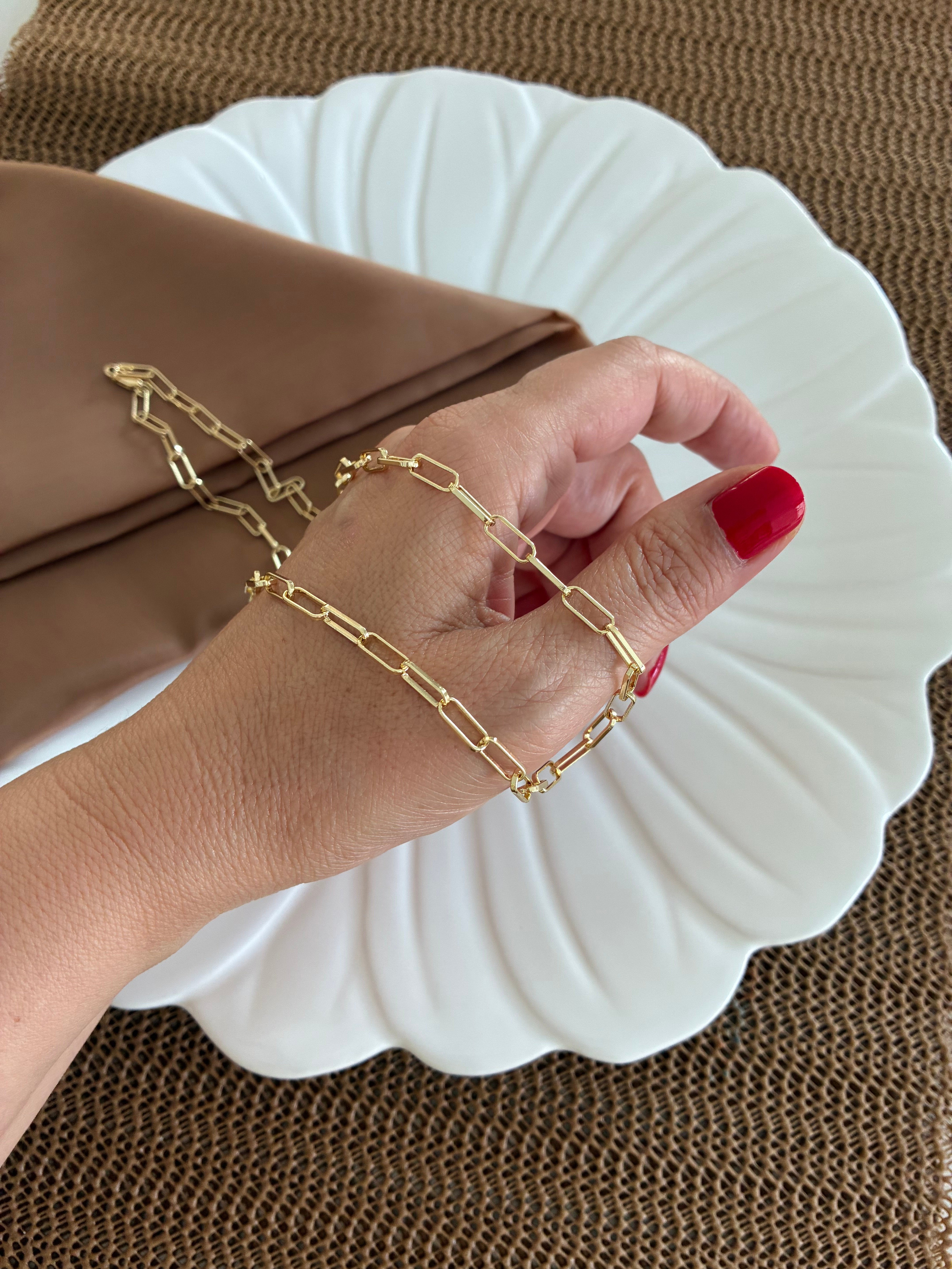 Vip Gold 60 Cm Ataç Zincirli Kolye