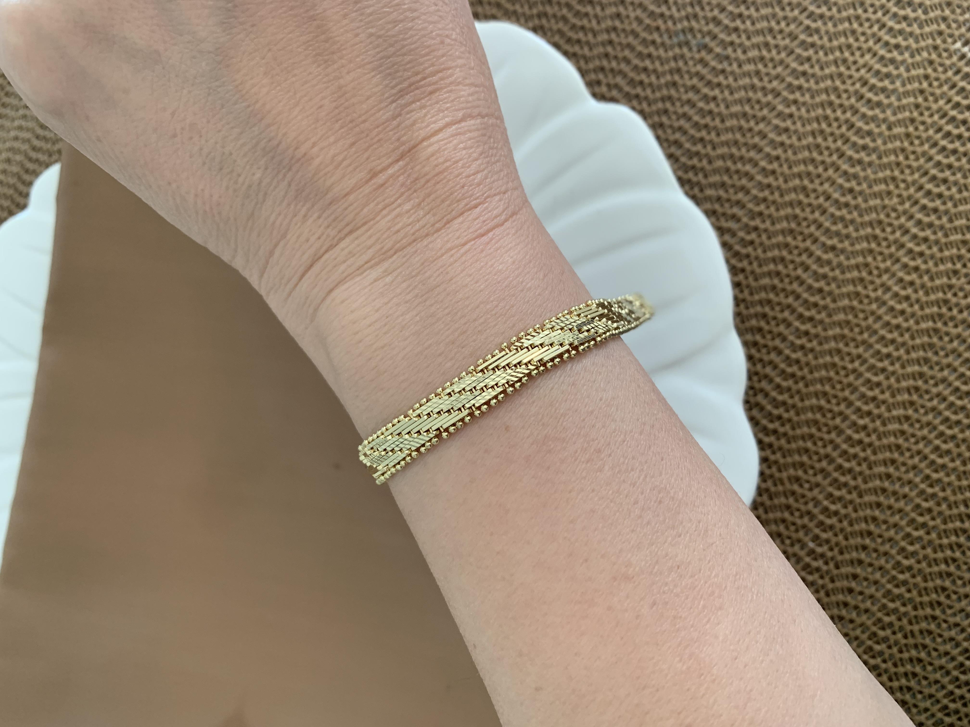 Vip Gold Hasır Tasarım Bileklik