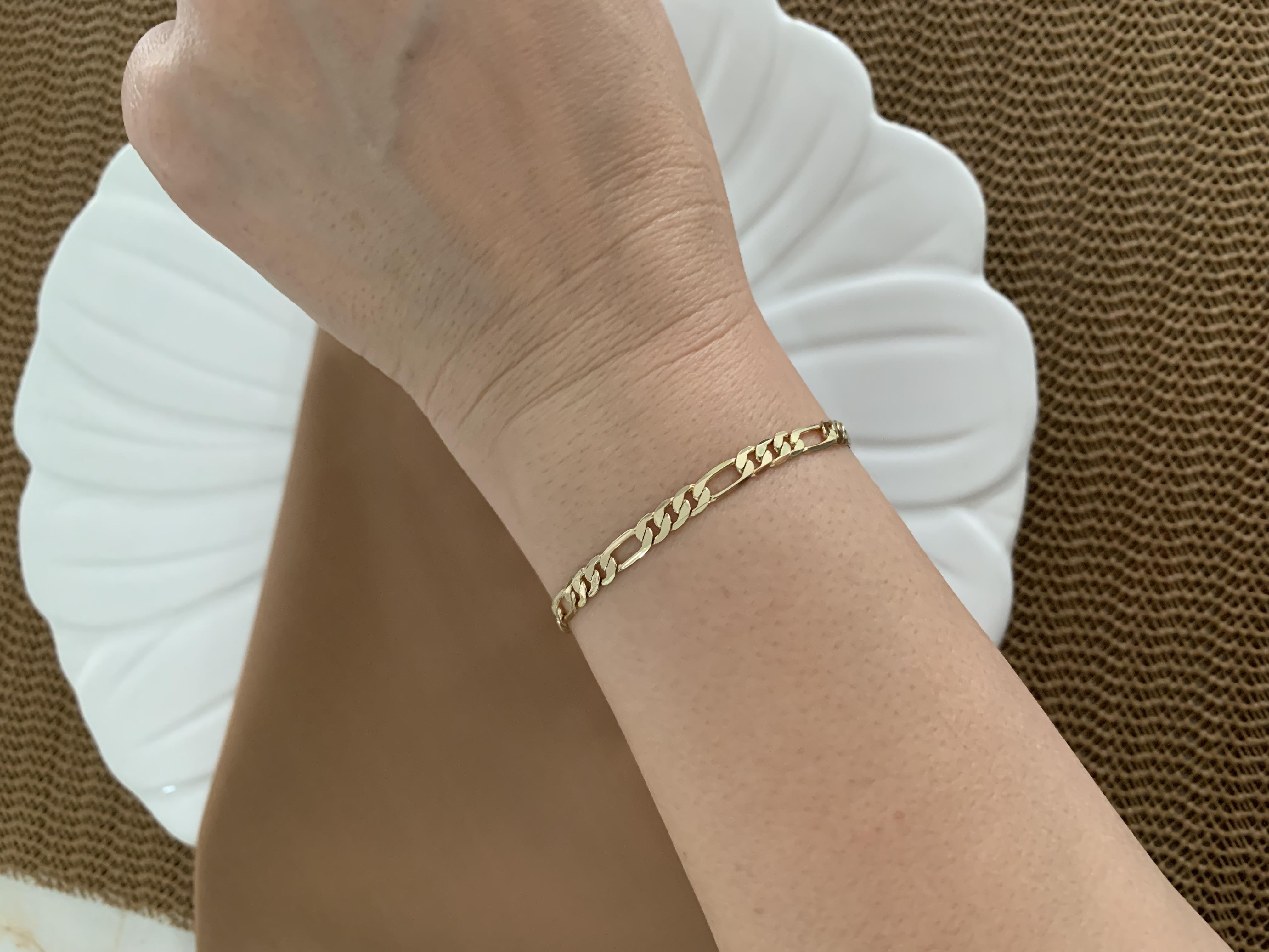 Vip Gold İnce Klasik Zincir Bileklik