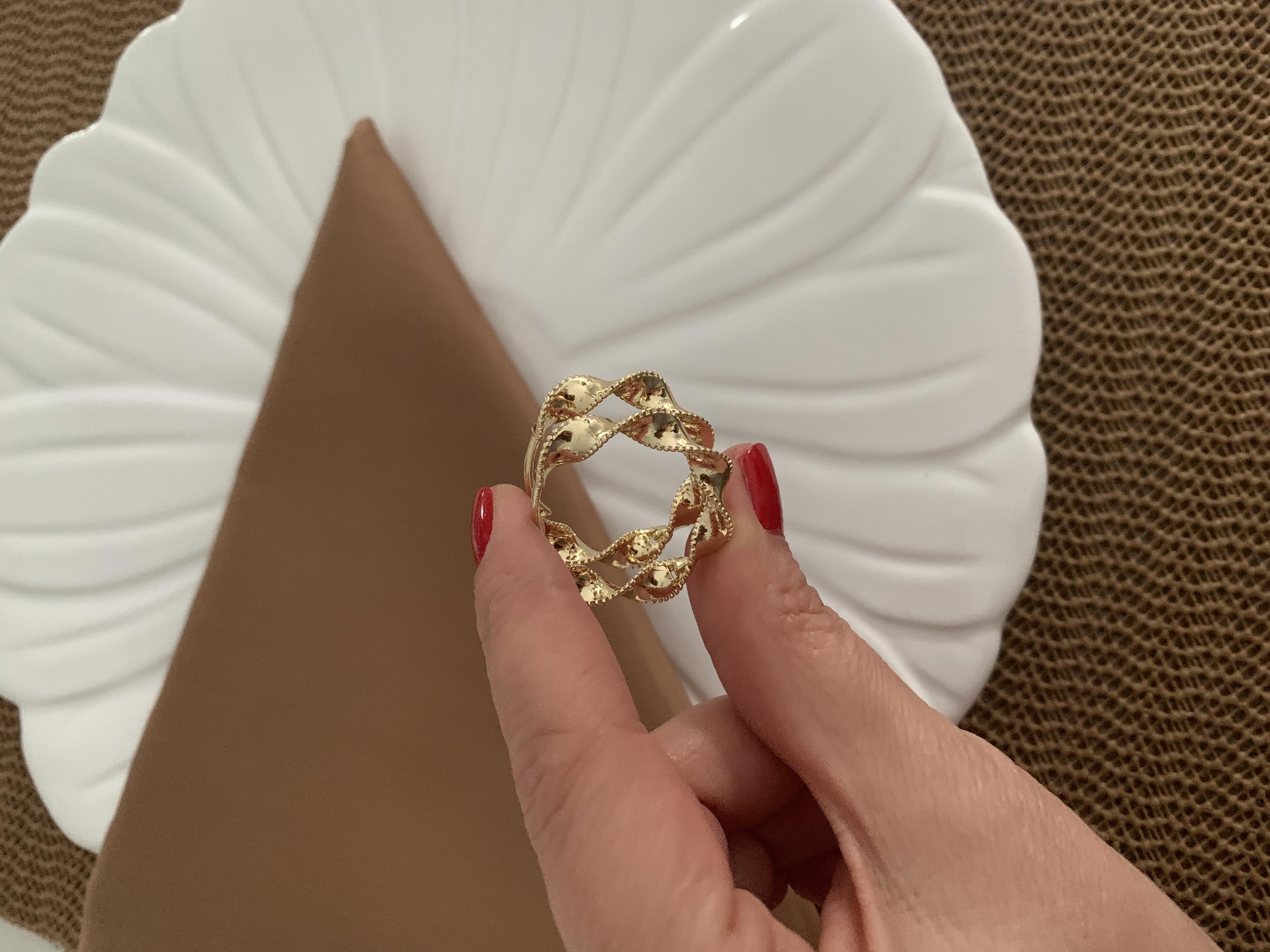 Vip Gold Pırıltılı Burgu Halka Küpe
