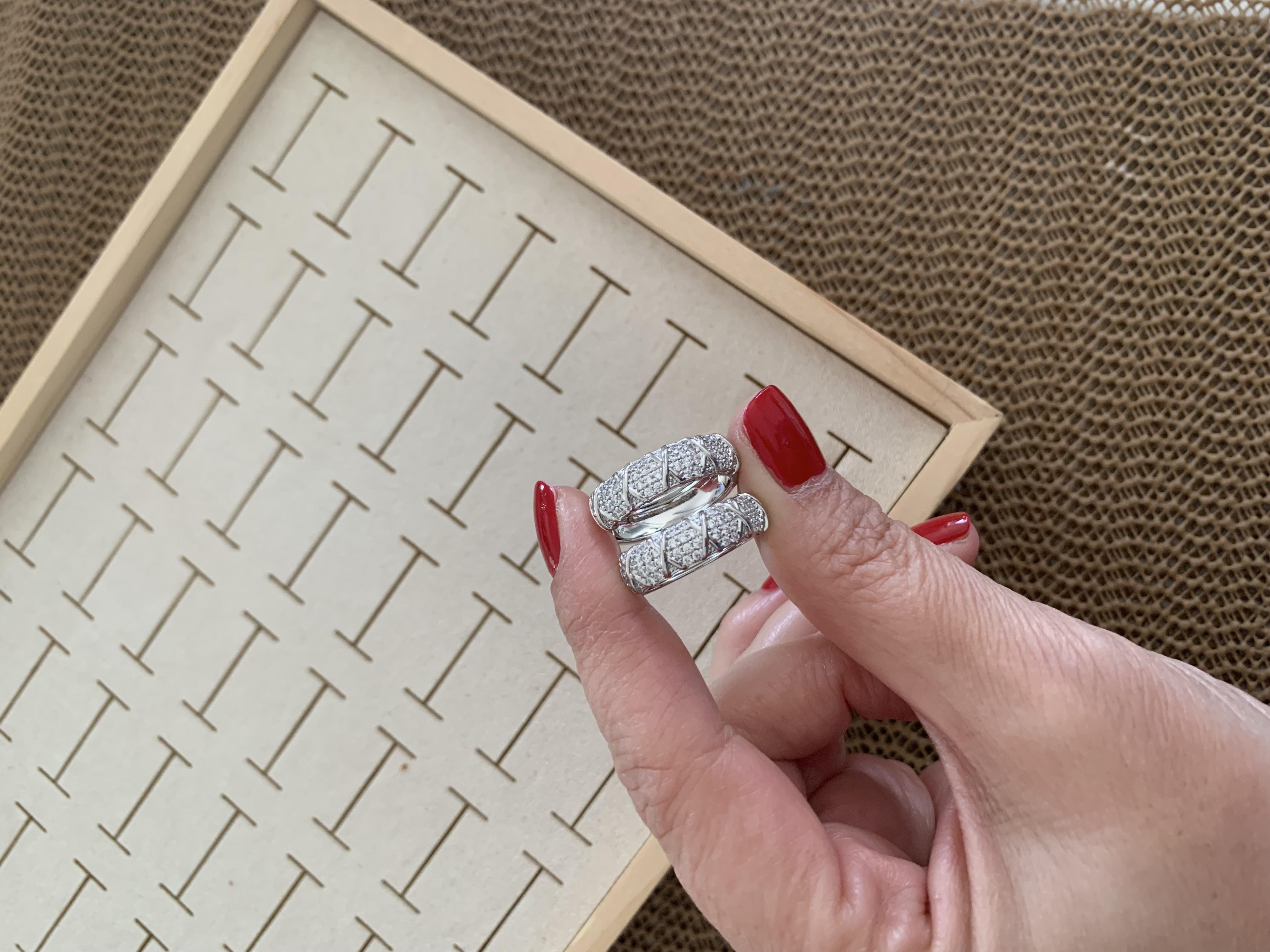 Vip Gümüş Baget Taş X Sıralı Halka Küpe