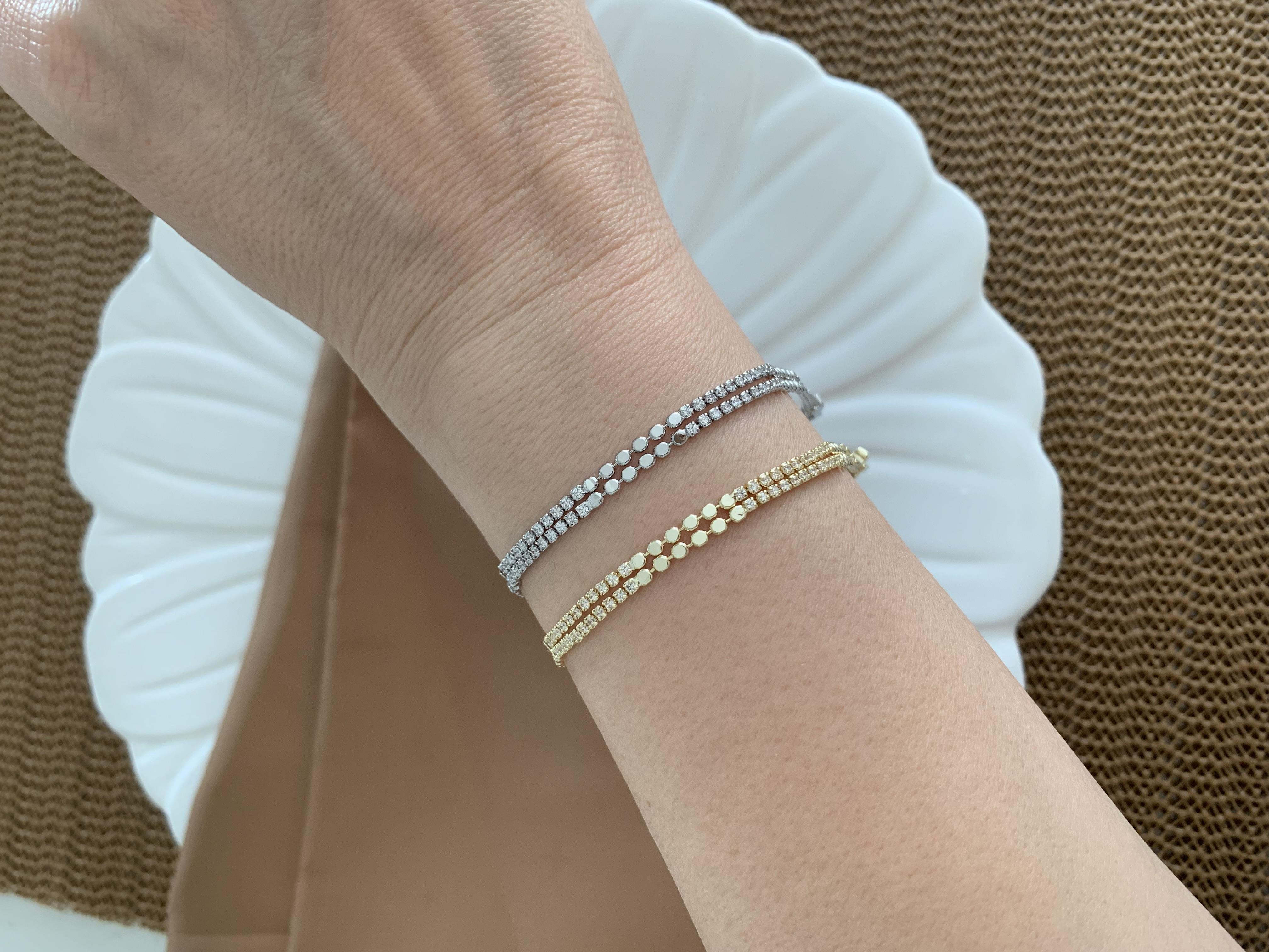 Vip İkili Ezme İnce Su Yolu  Bileklik