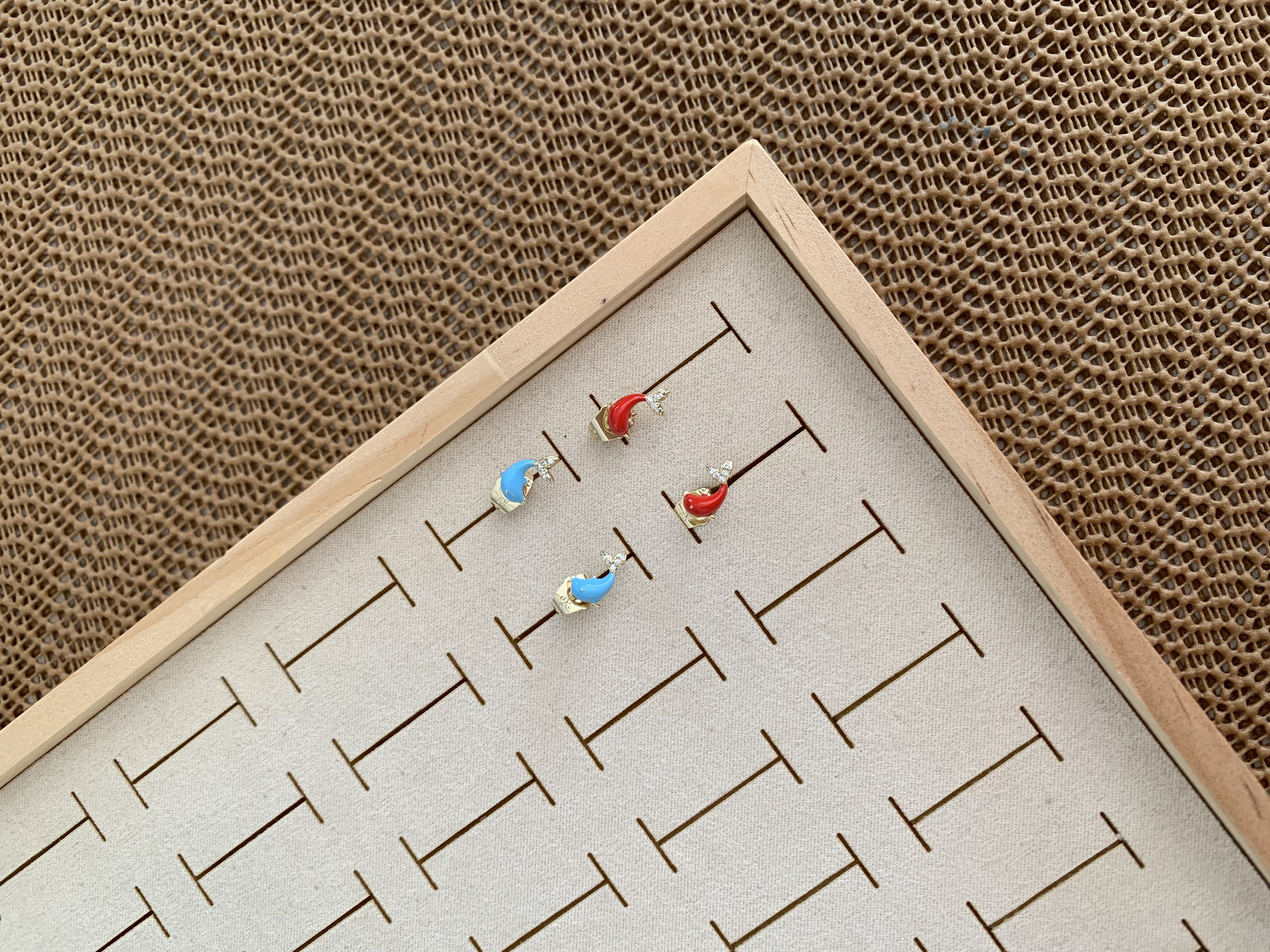 Vip Kids Zirkon Taşlı Balık Küpe