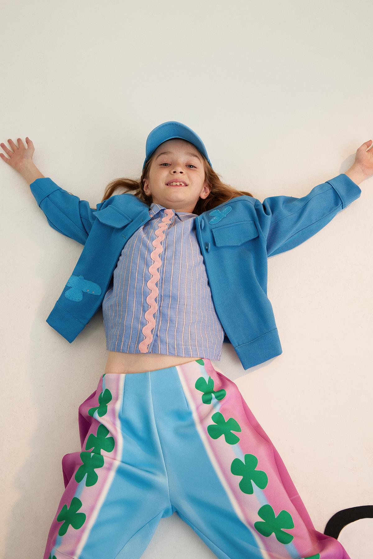 Belden Lastikli Desenli Eşofman