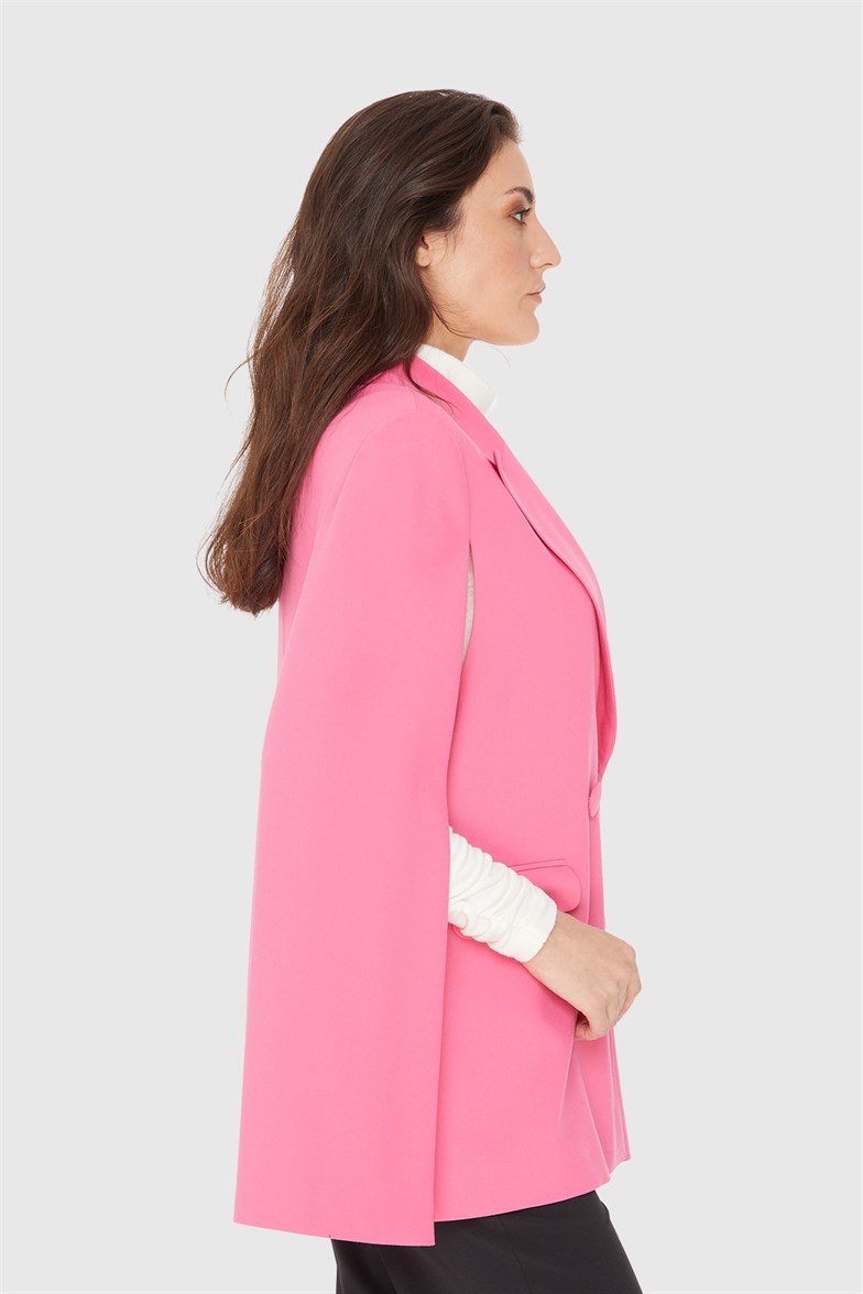 Fuchsia shop cape blazer
