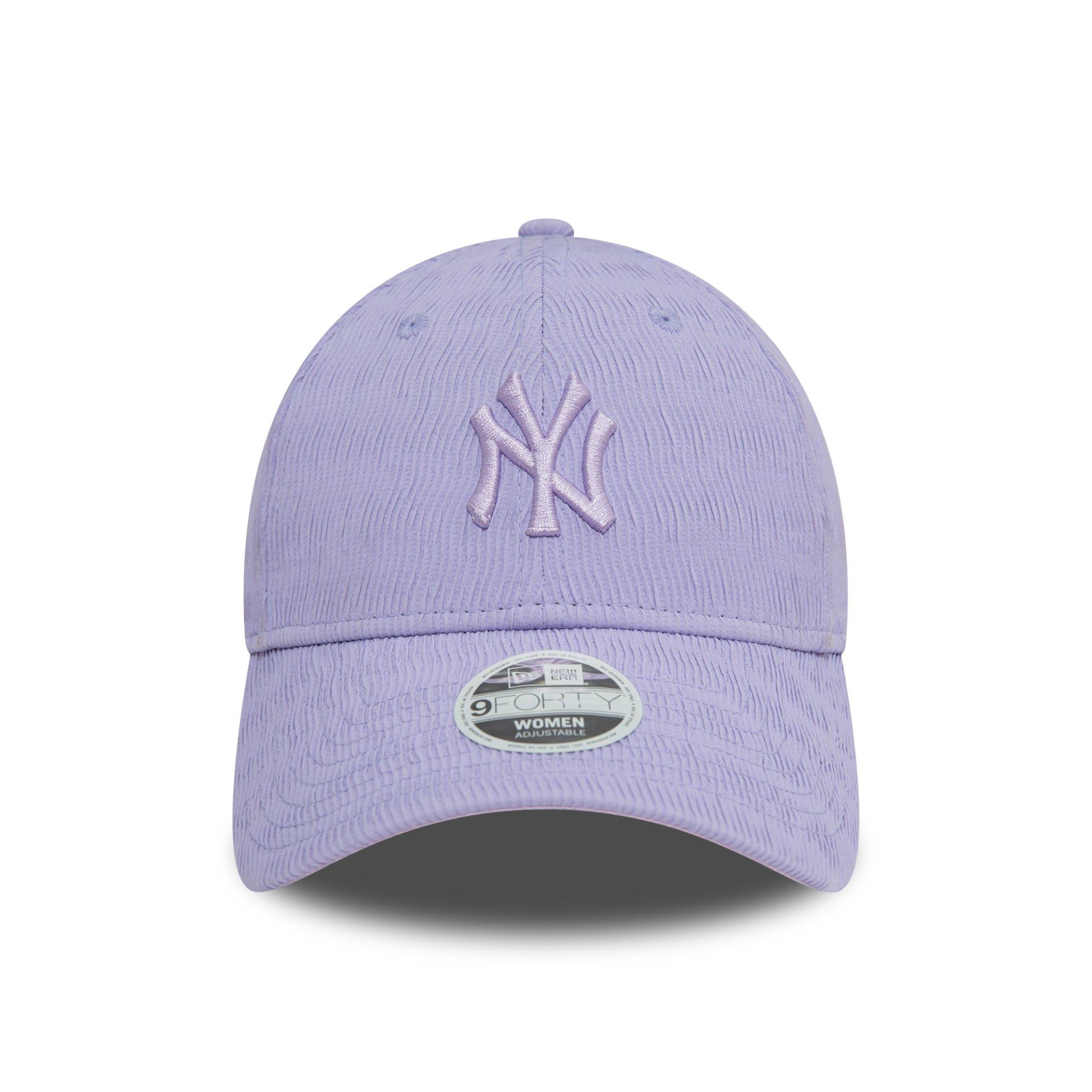 New Era Kadın Şapka 940 9Forty Ruching New York Yankees Purple
