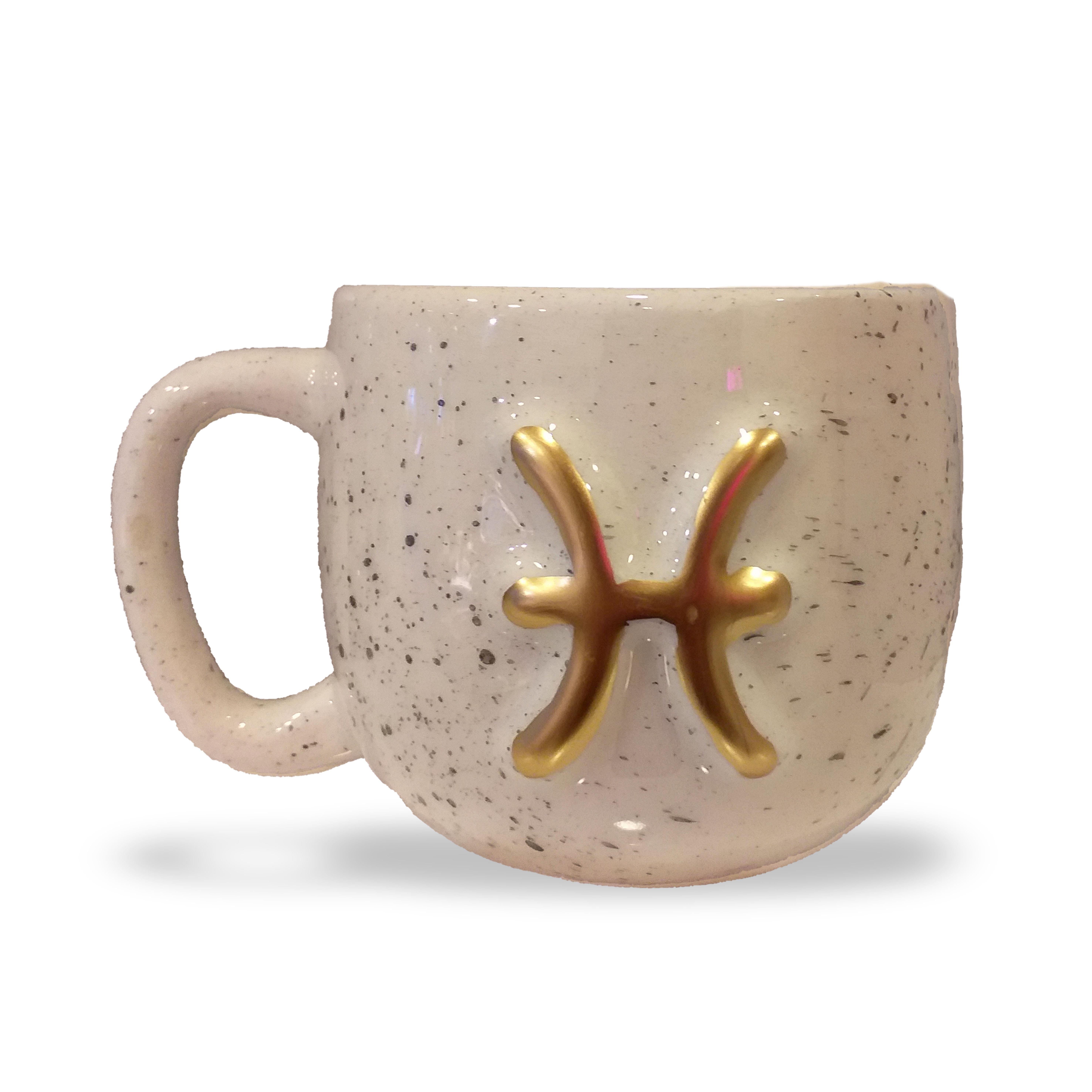 Seramik Burç Kupa Balık Burcu_HDKPBRC012