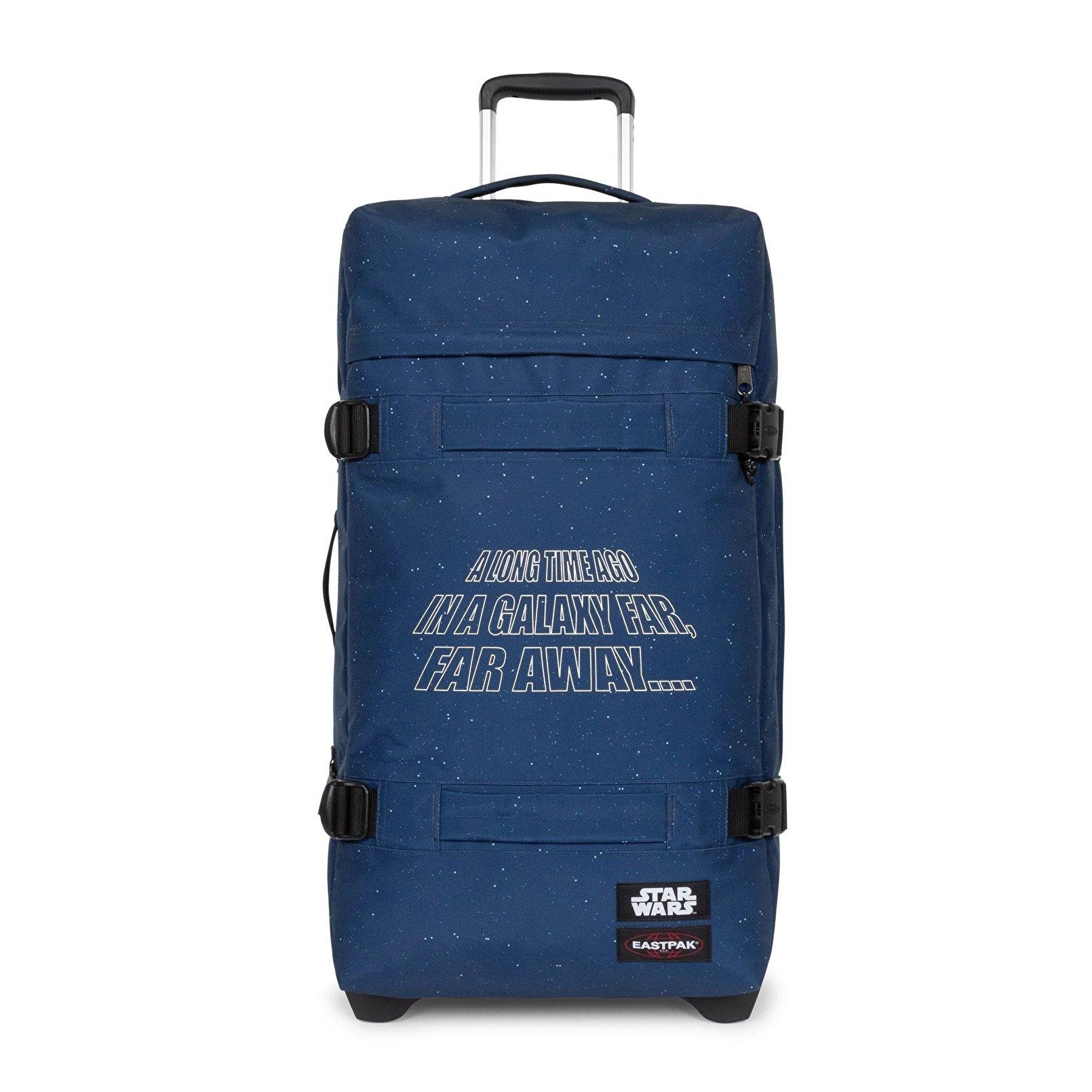 Eastpak 2 Tekerlekli Bavul, Valiz TRANSITR M SW STARS NAVY 