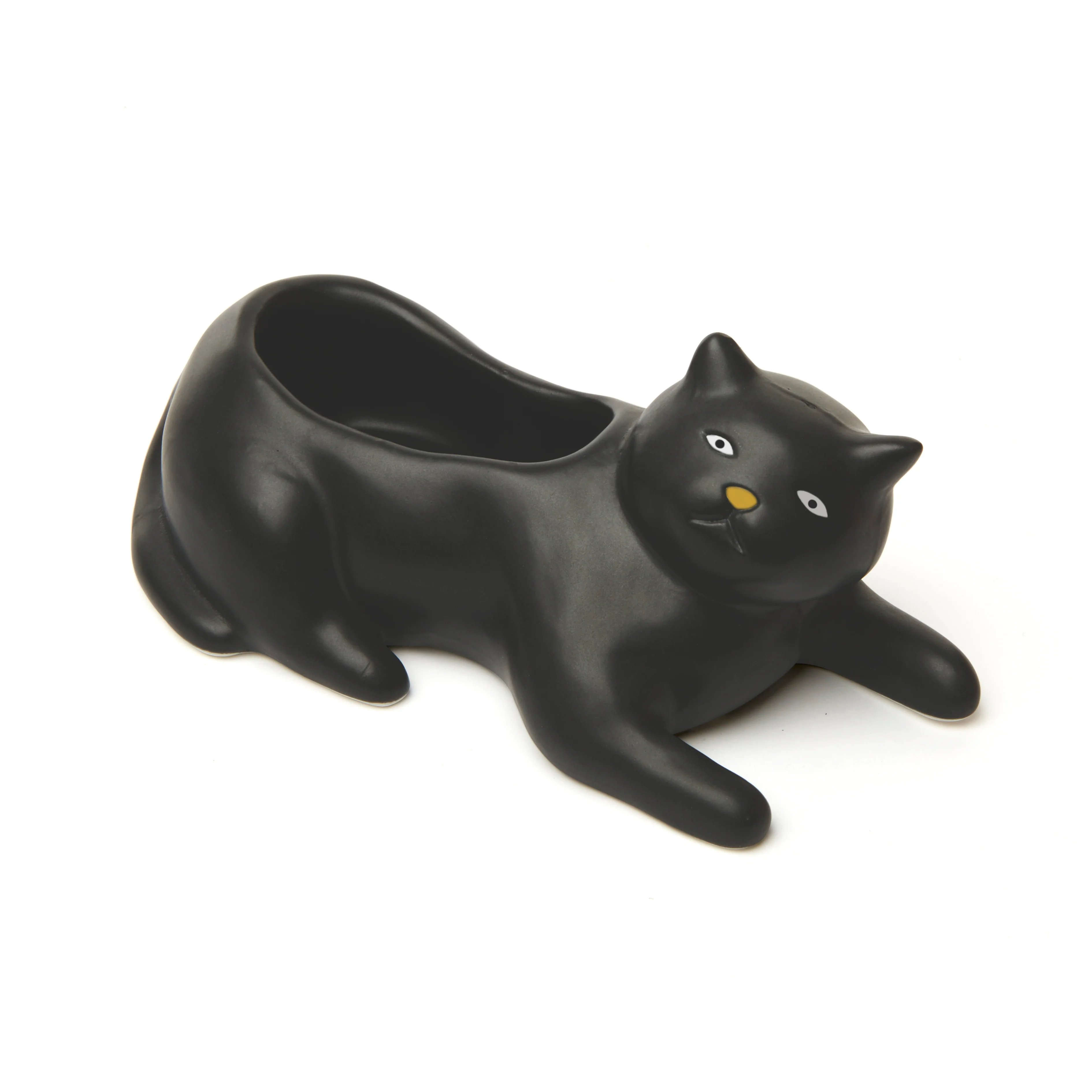 Kikkerland Cosmo the Black Cat Planter-Saksı Siyah Kedi