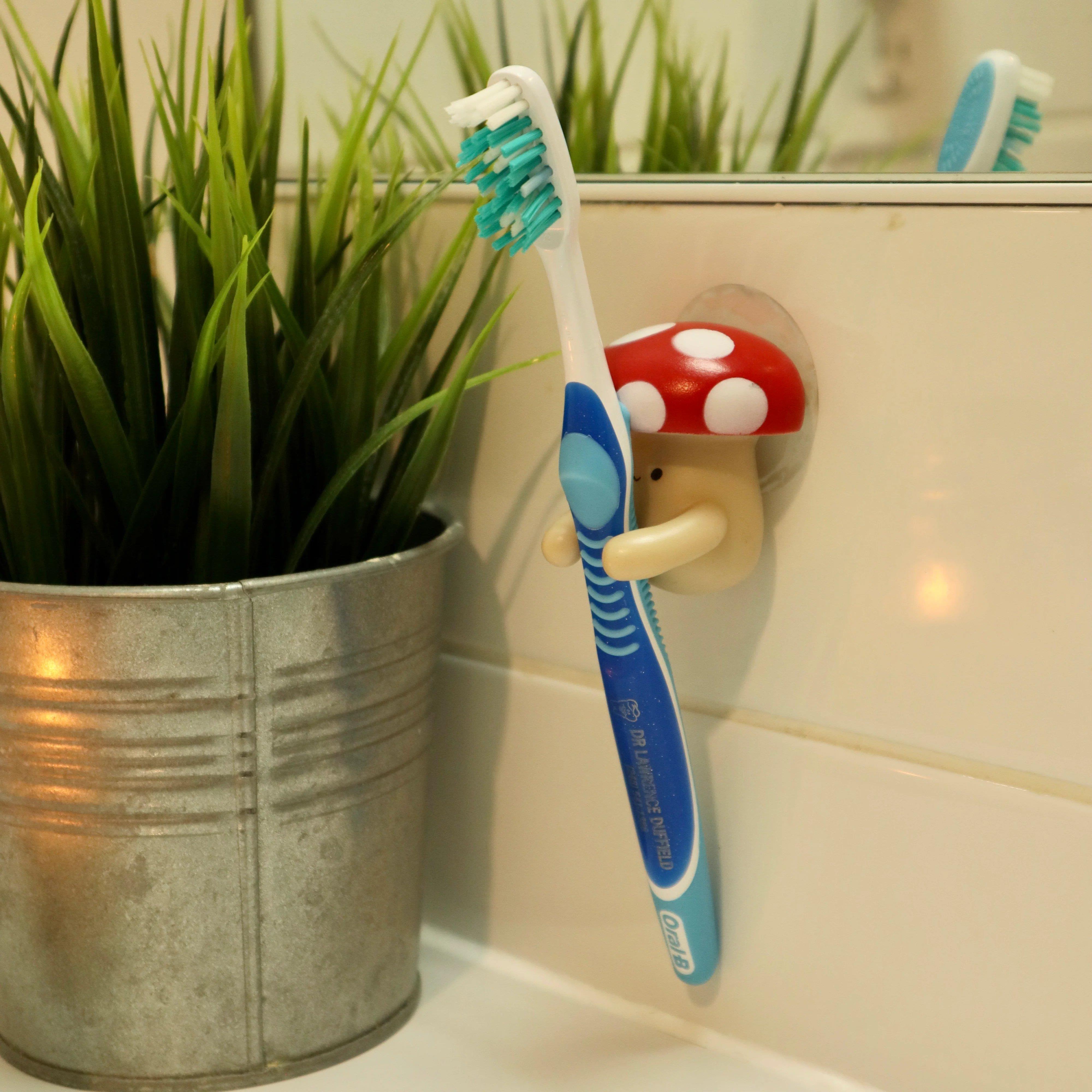 Kikkerland Mushroom Toothbrush Holder- Diş Fırçası Tutucu Mantar