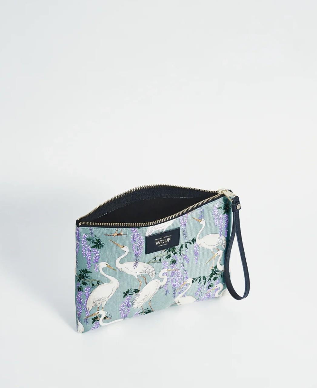 Wouf Clutch, El Çantası XLarge Pouch Daily Heron
