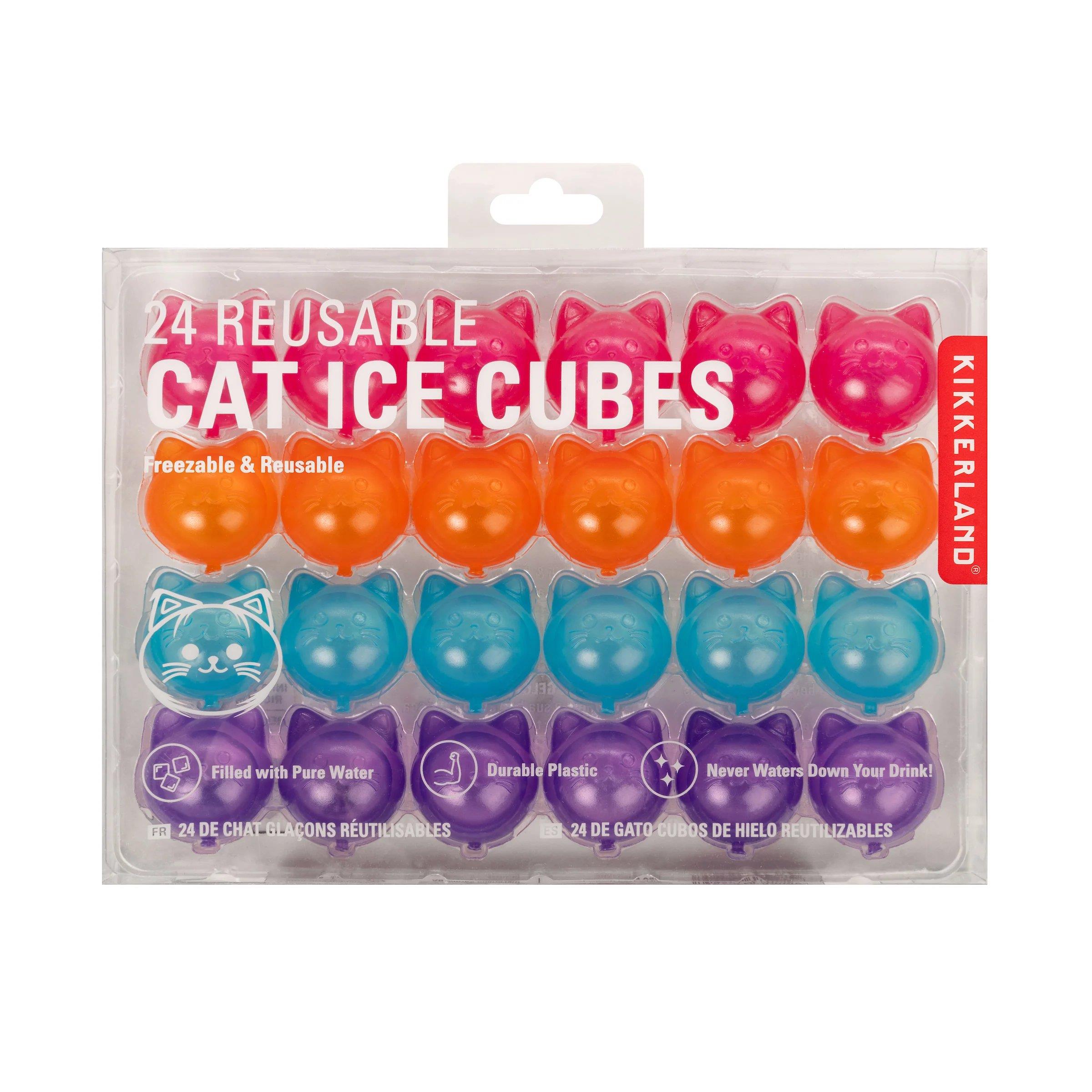 Kikkerland 24 Reusable Cat Ice Cubes-24lü Yeniden Kullanılabilir Kedi  Buz Küpü