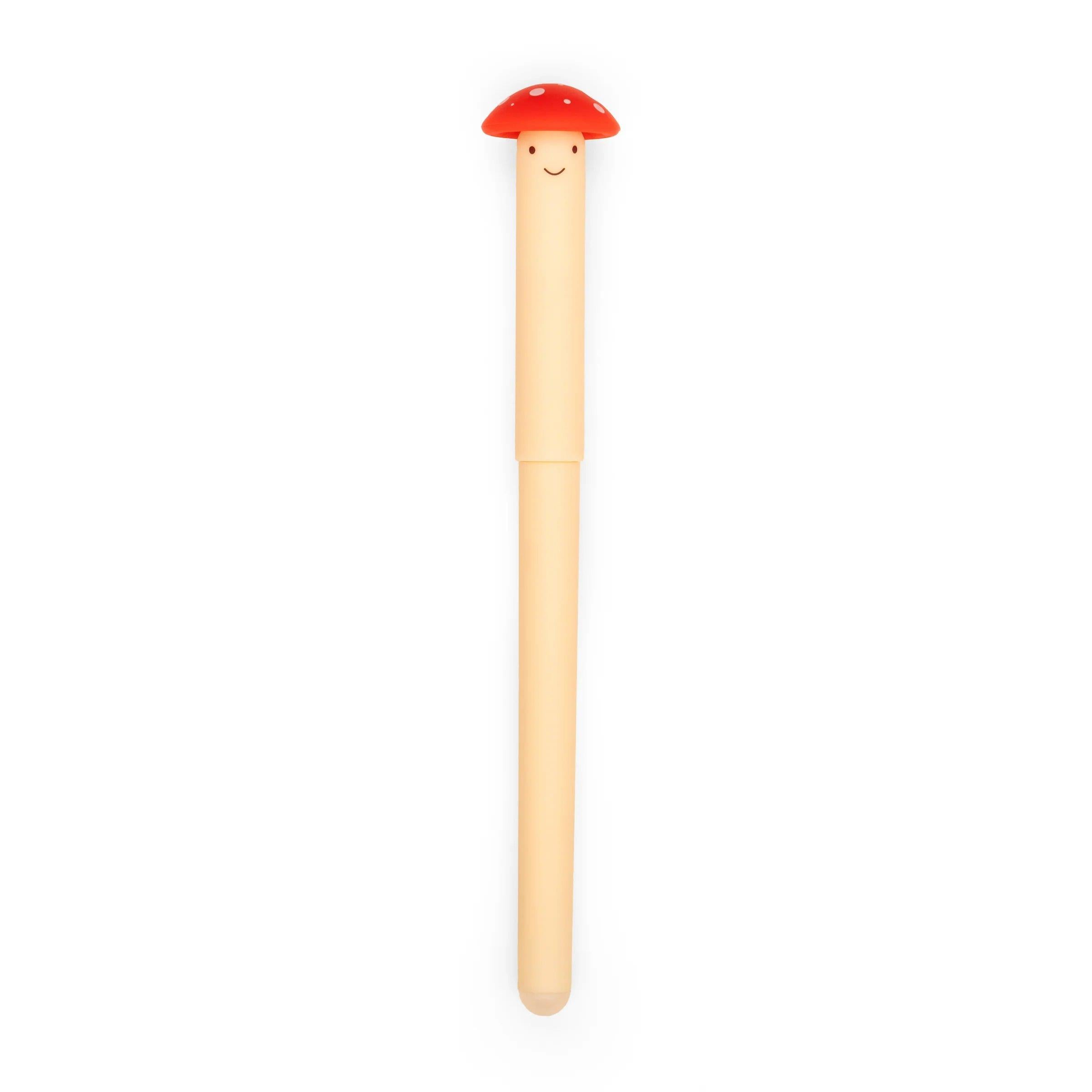 Kikkerland Erasable Mushroom Pen - Silinebilir Mantar Kalem