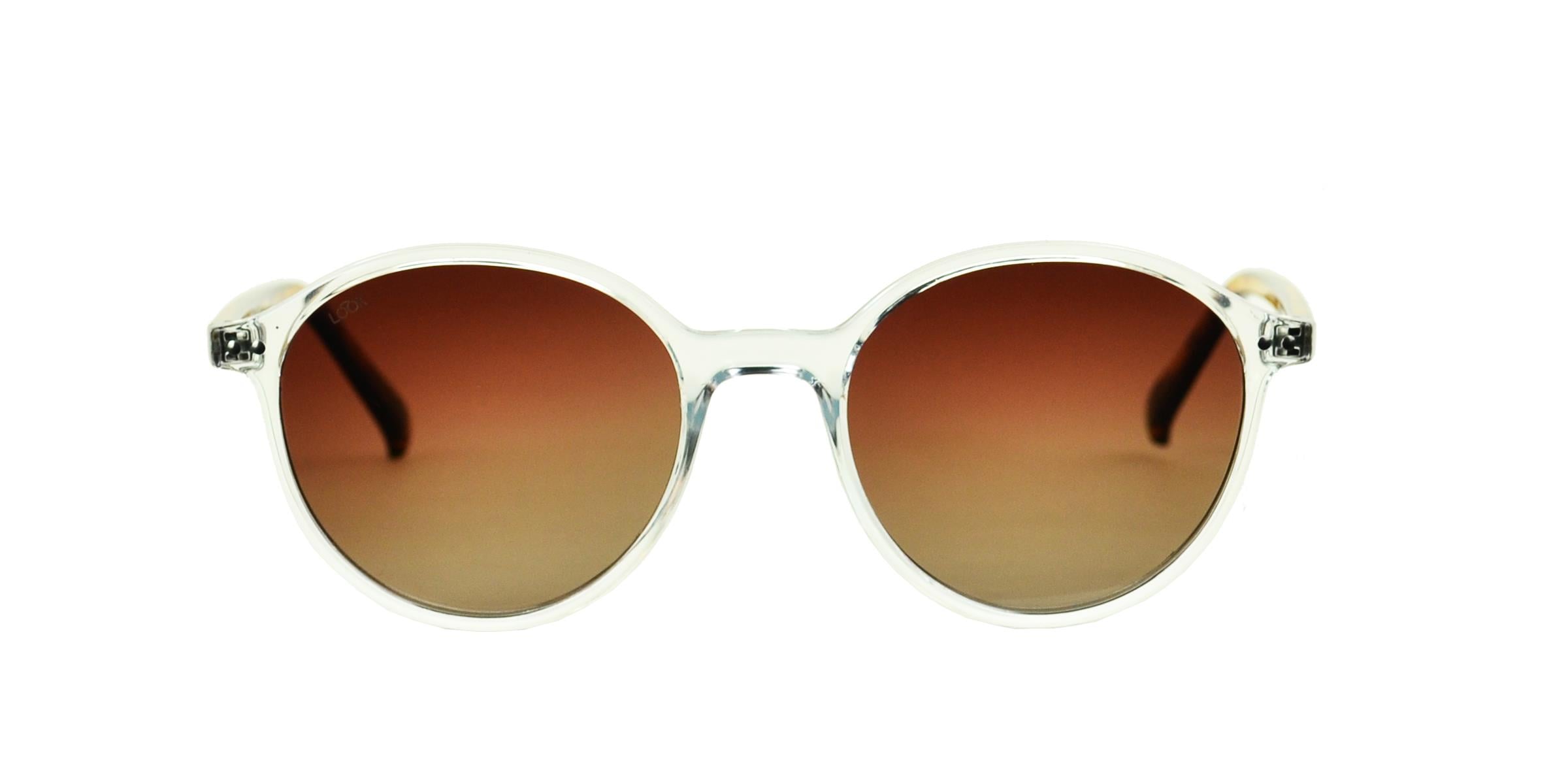 Looklight Güneş Gözlüğü Ashton N Crystal Amber Brown (LL346)