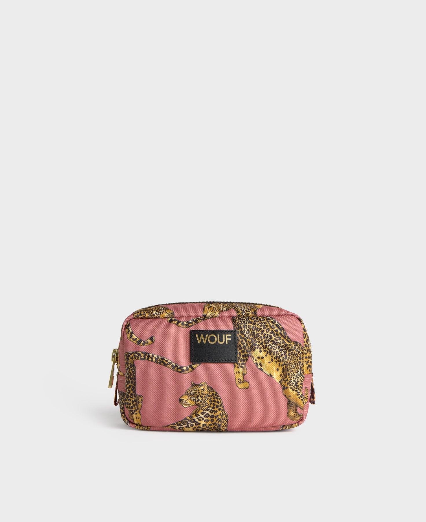 Wouf Makyaj Çantası Make Up Bag Blush Leopard