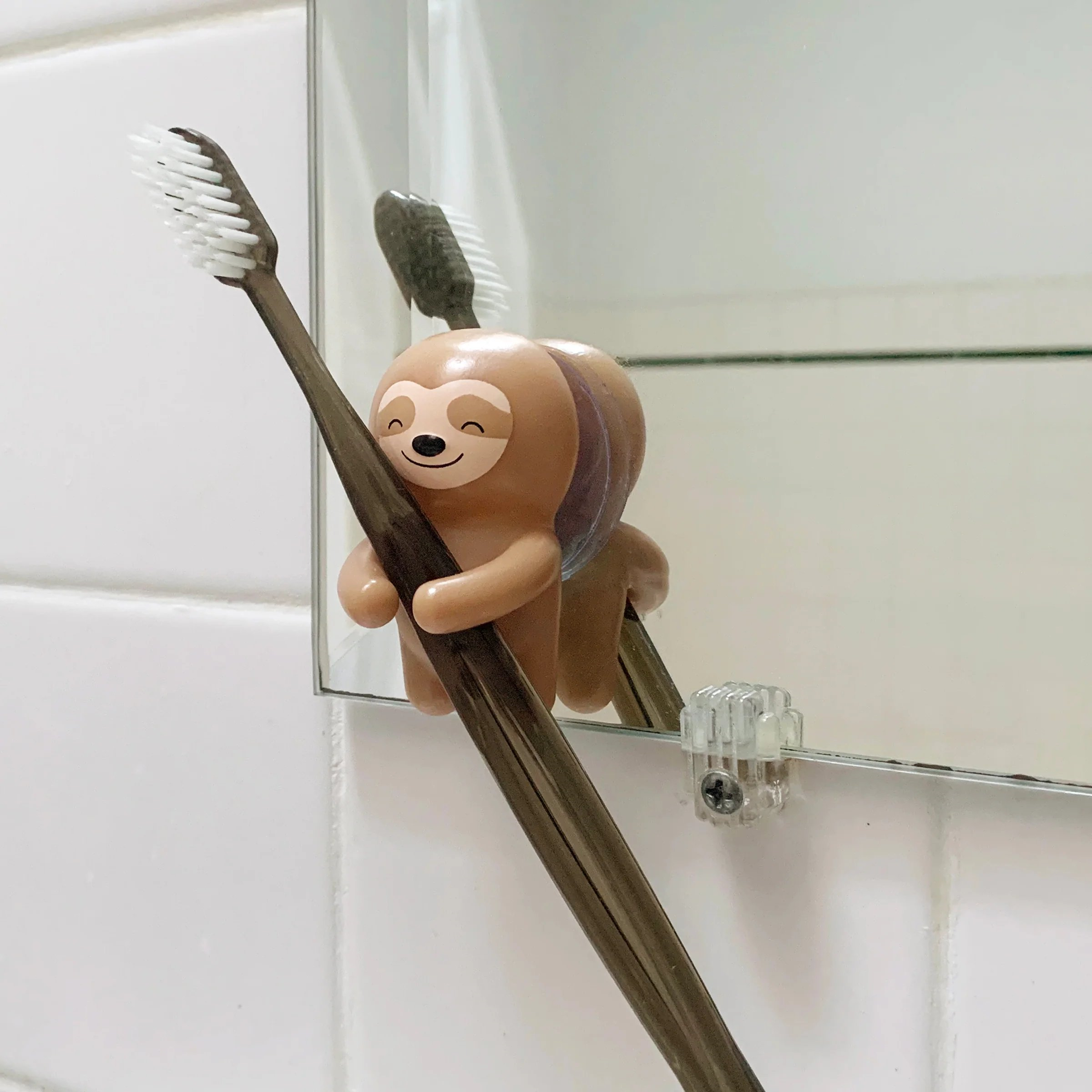 Kıkkerland Sloth Toothbrush Holder-Diş Fırçası Tutucu Tembel Hayvan