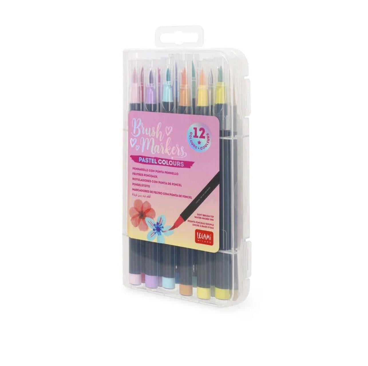 Legami Keçeli Kalem Seti Brush Marker Pastel