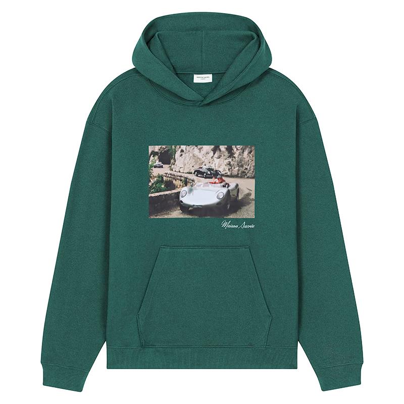 Maison Sacrée Sweatshirt La Turbie Yeşil Baskılı