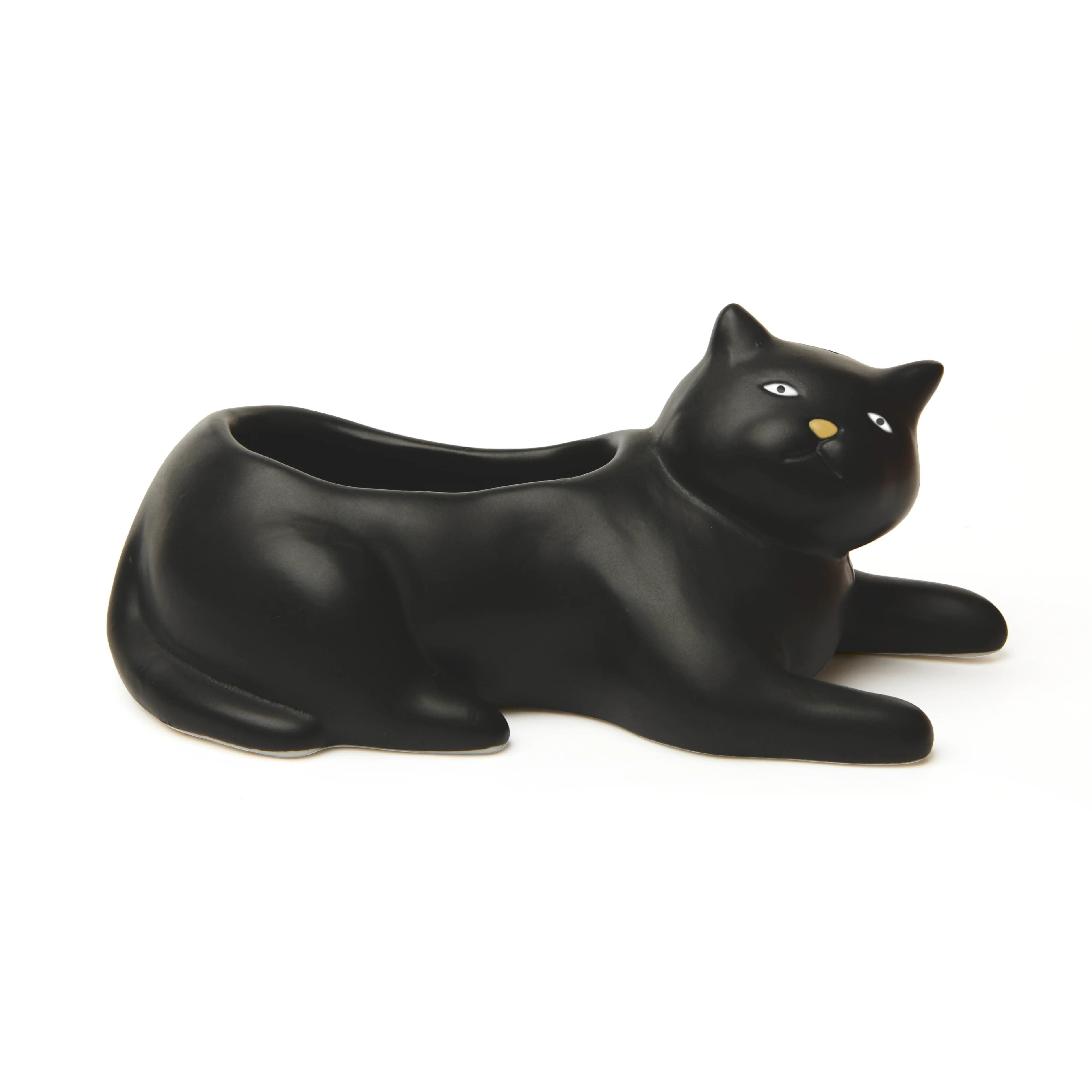 Kikkerland Cosmo the Black Cat Planter-Saksı Siyah Kedi