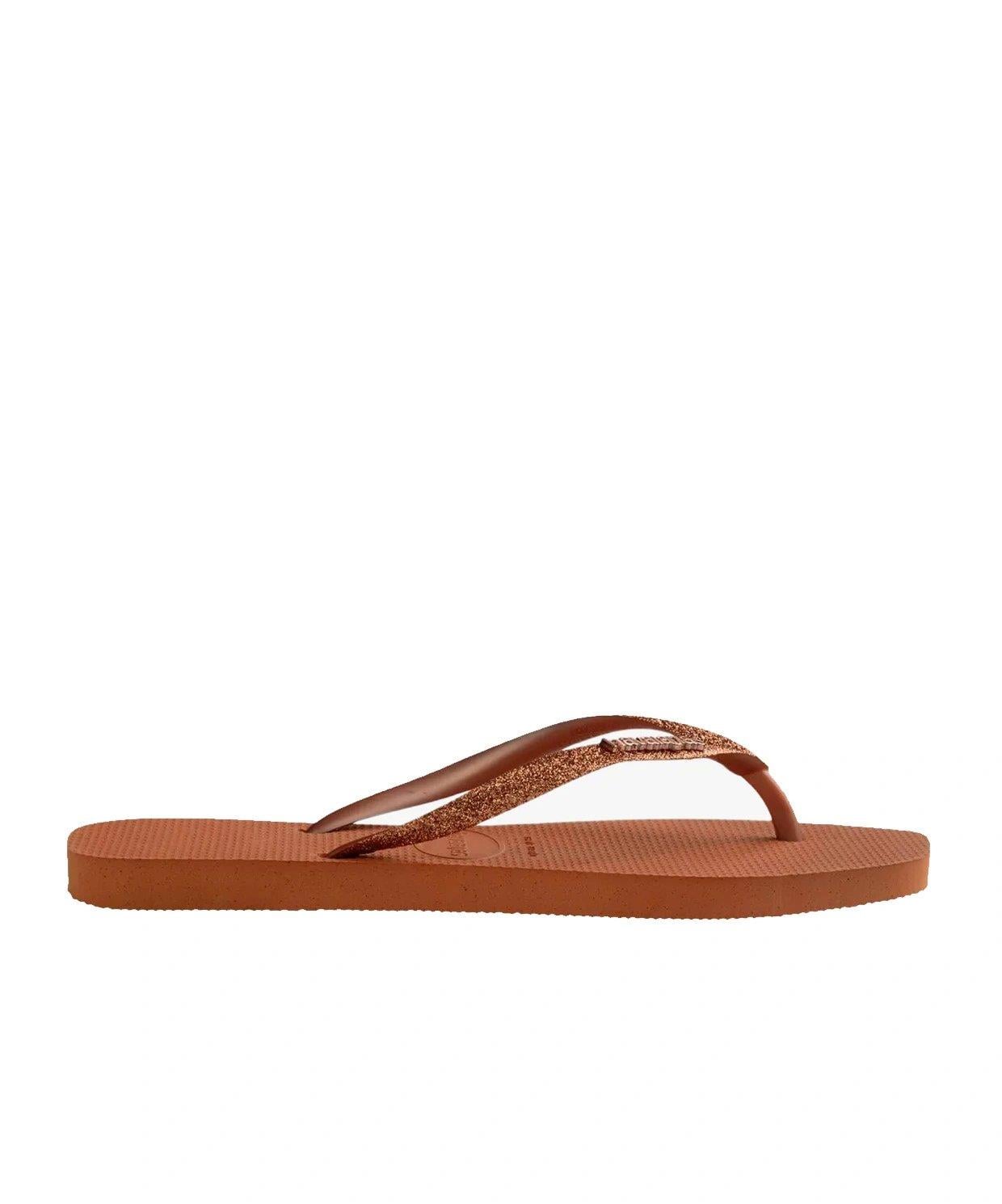 Havaianas Parmakarası Terlik Square Glitter Cerrado Orange