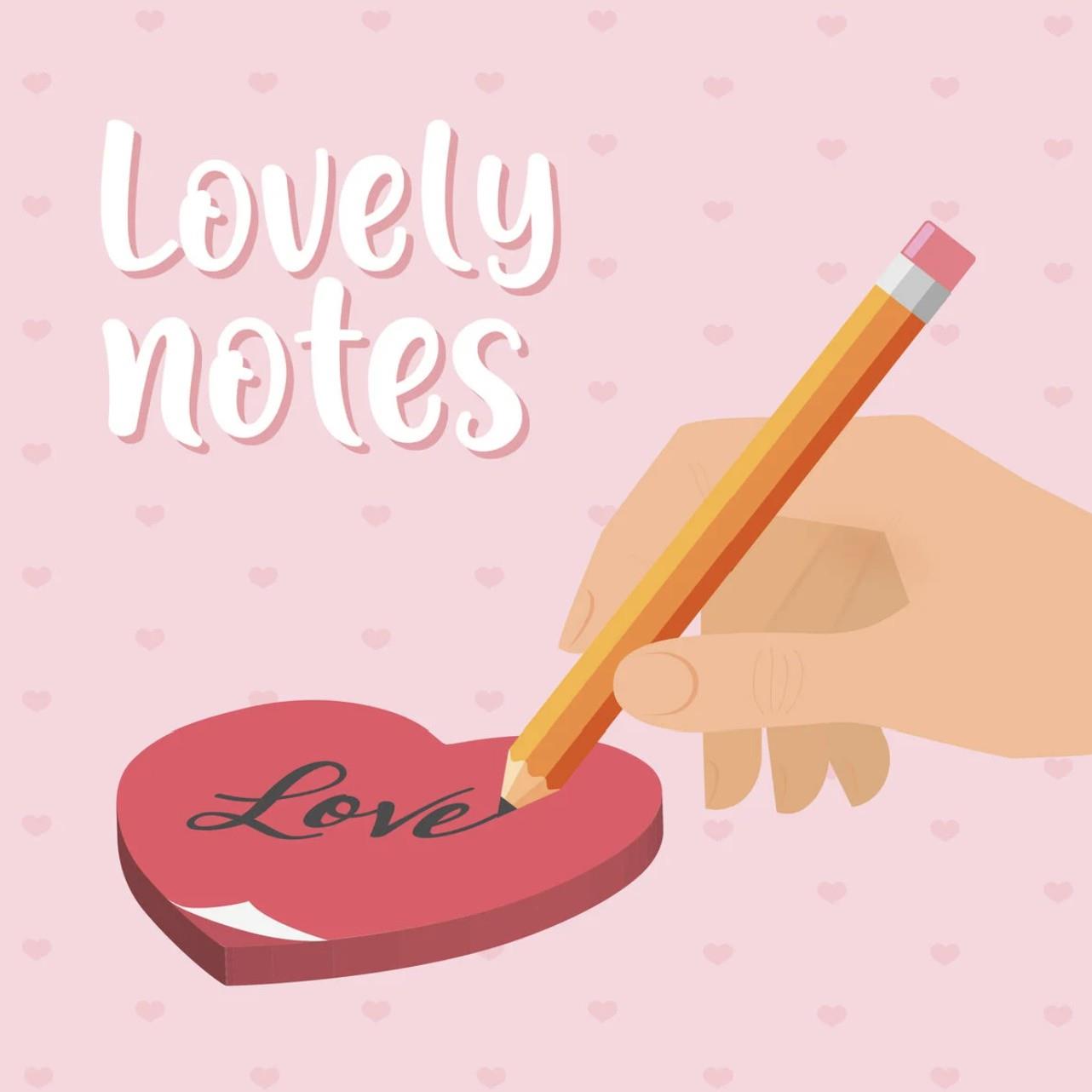 Legami Post It Lovely Notes Kalp