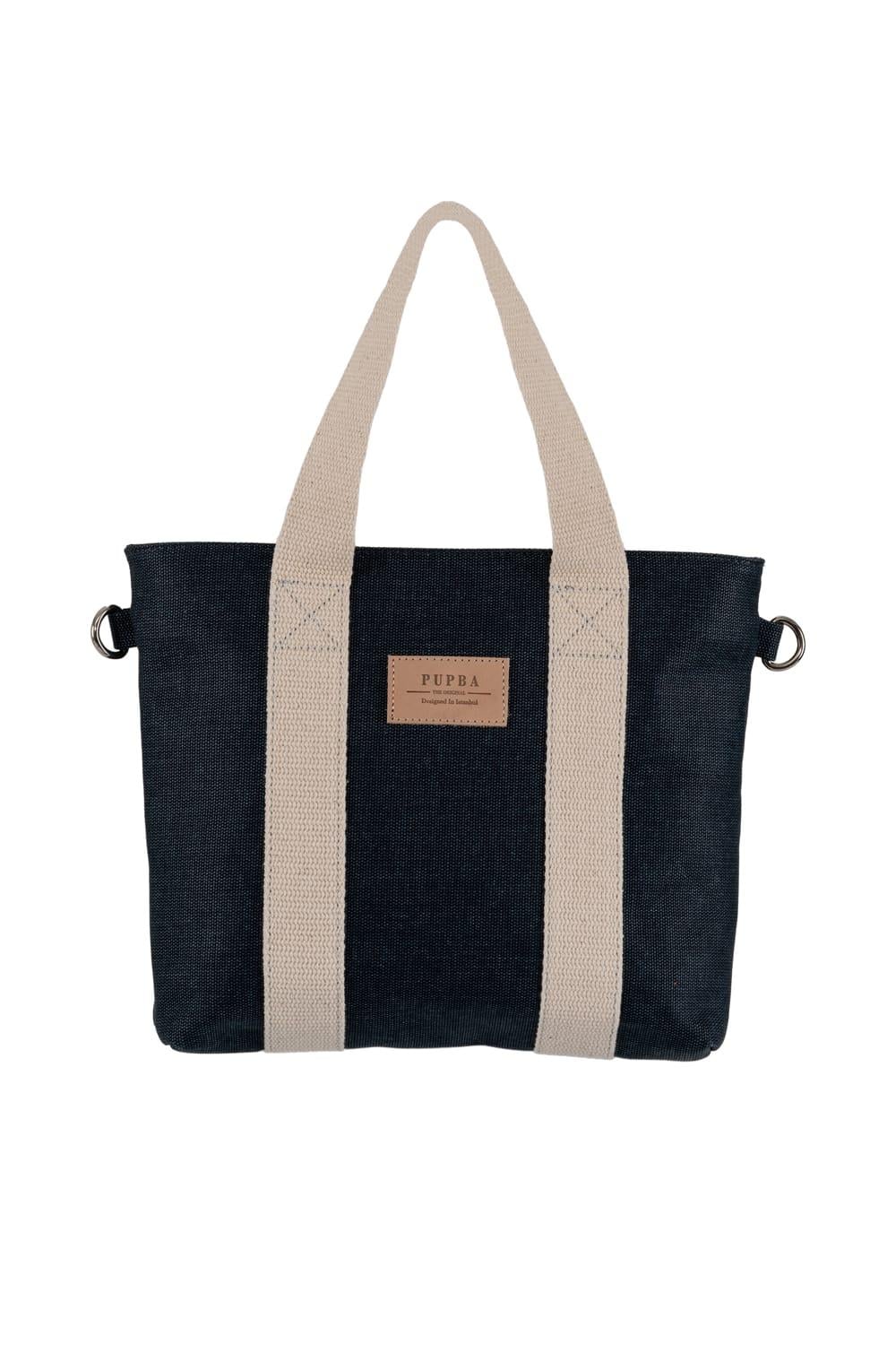 Pupba Omuz Çantası Yaga Tote Bag Lacivert