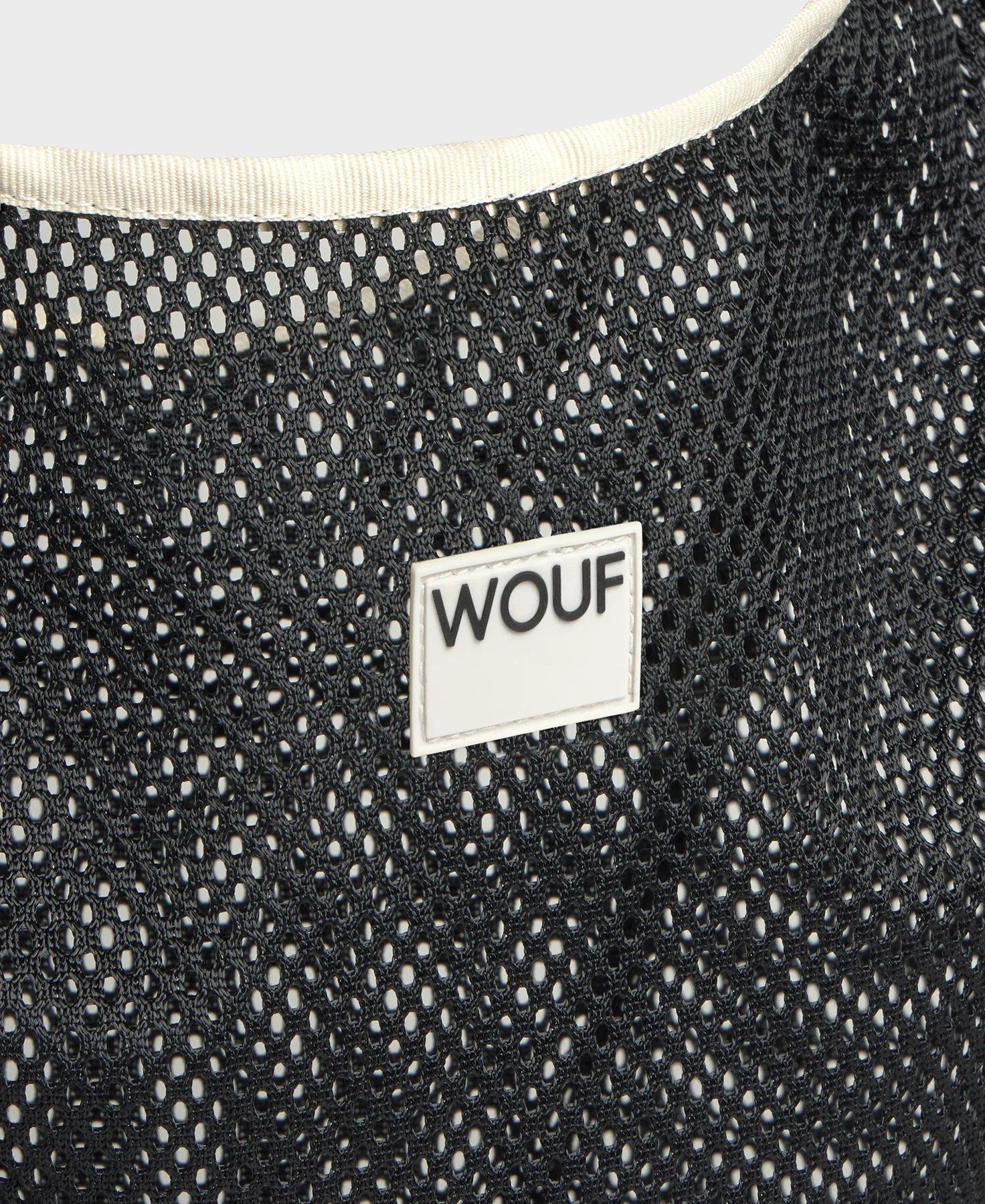 Wouf Omuz Çantası Mesh Collection Tshirt Bag Onyx