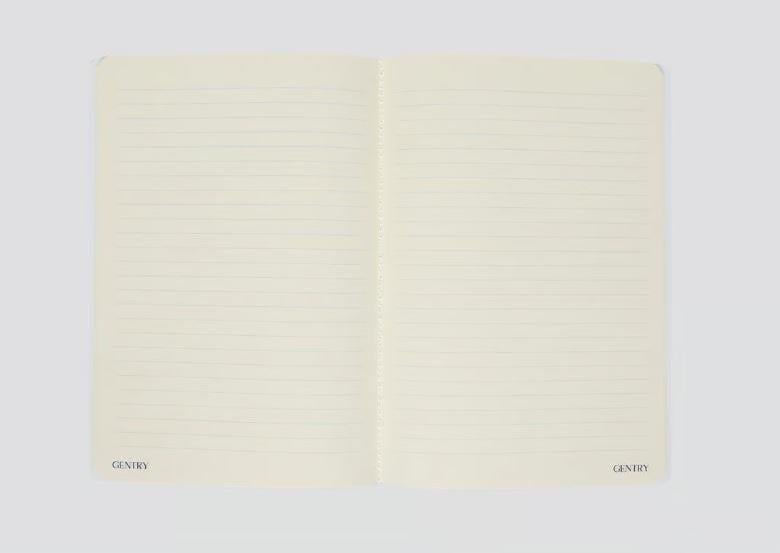 Gentry Çizgili Defter Baklava Desenli