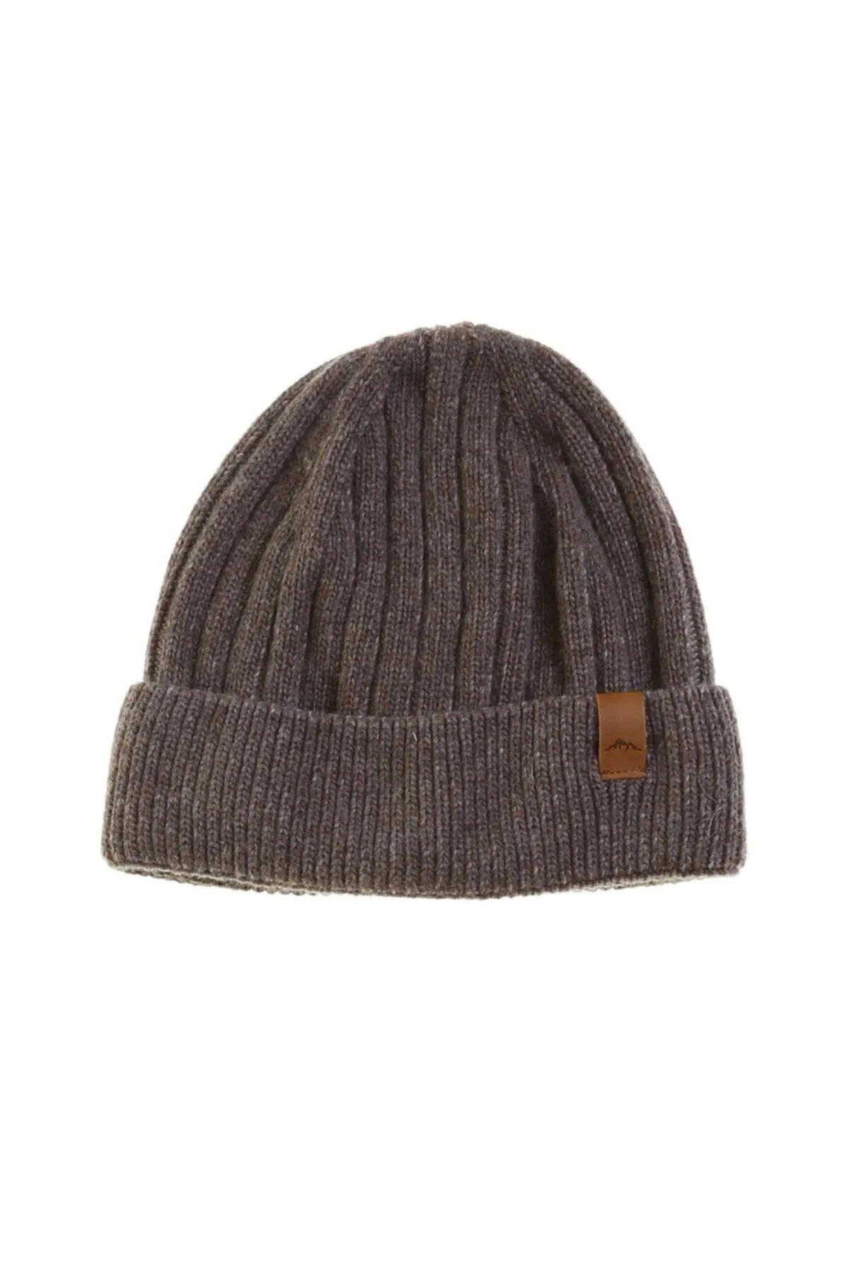 Unisex Atkı, Bere Takımı 2li Set Slice Bej