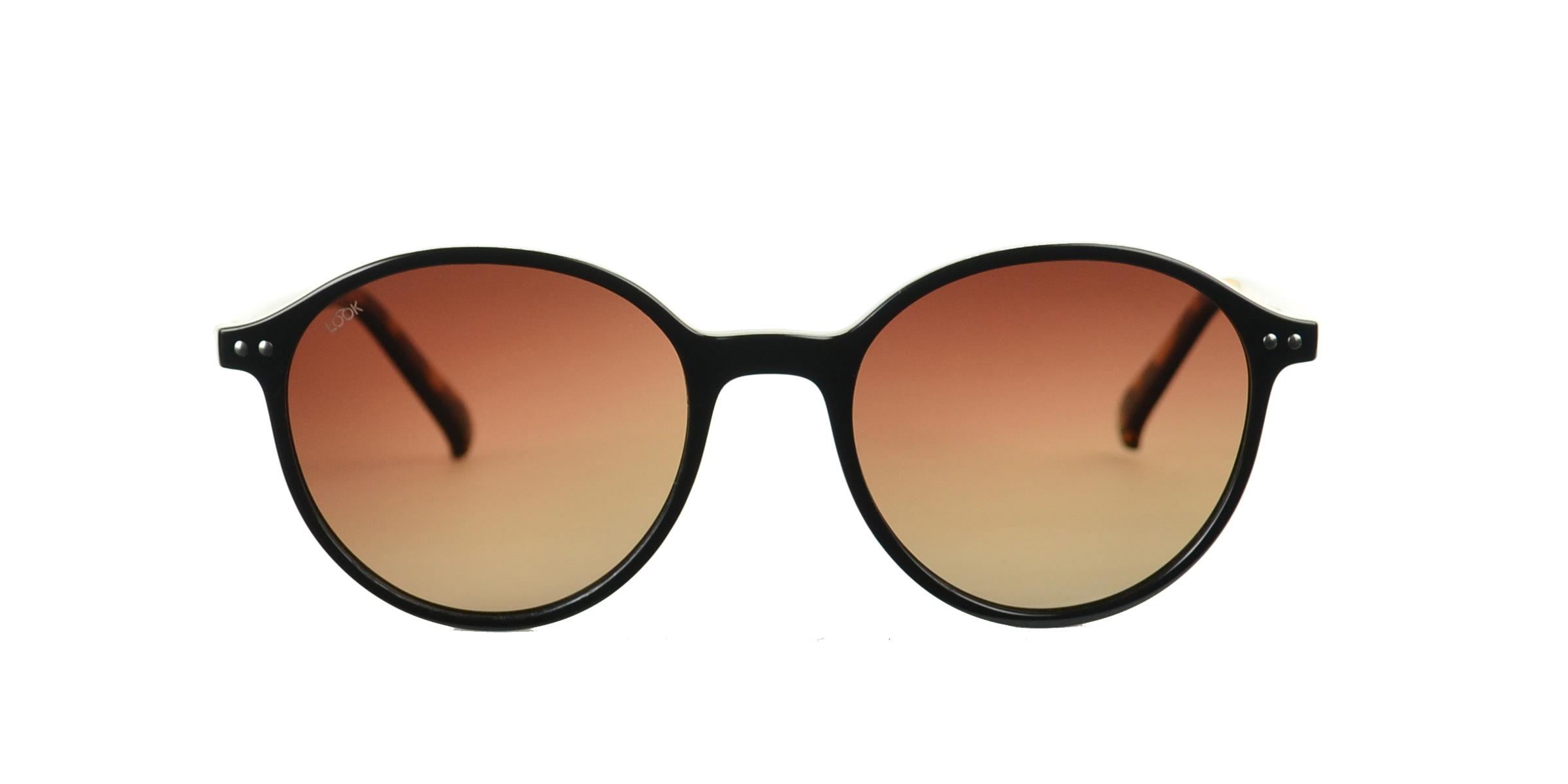 Looklight Güneş Gözlüğü Ashton Black Amber Brown Degrade (LL311)