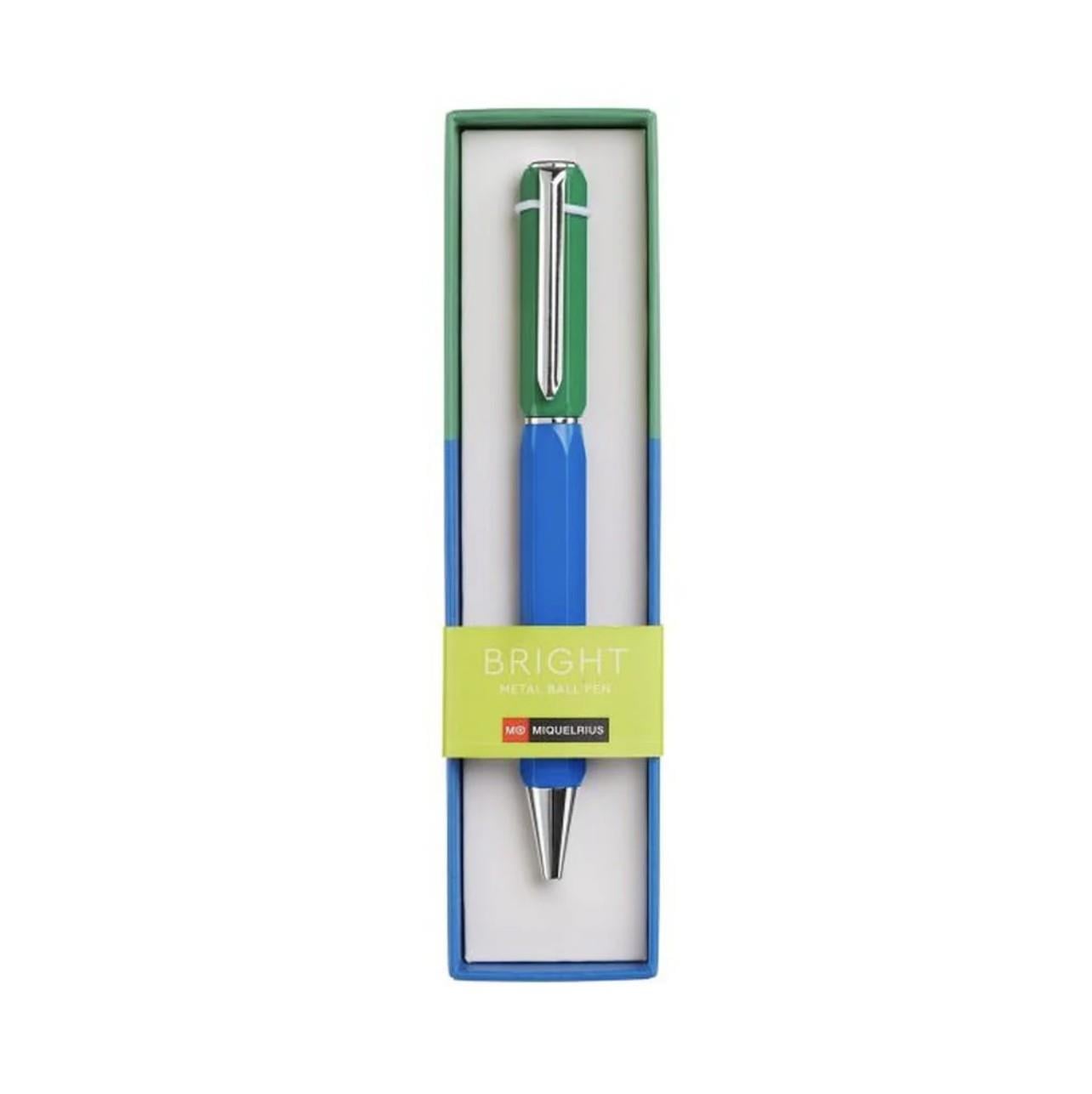 Miquelrius Bright Metal Tükenmez Kalem Mavi/Yeşil