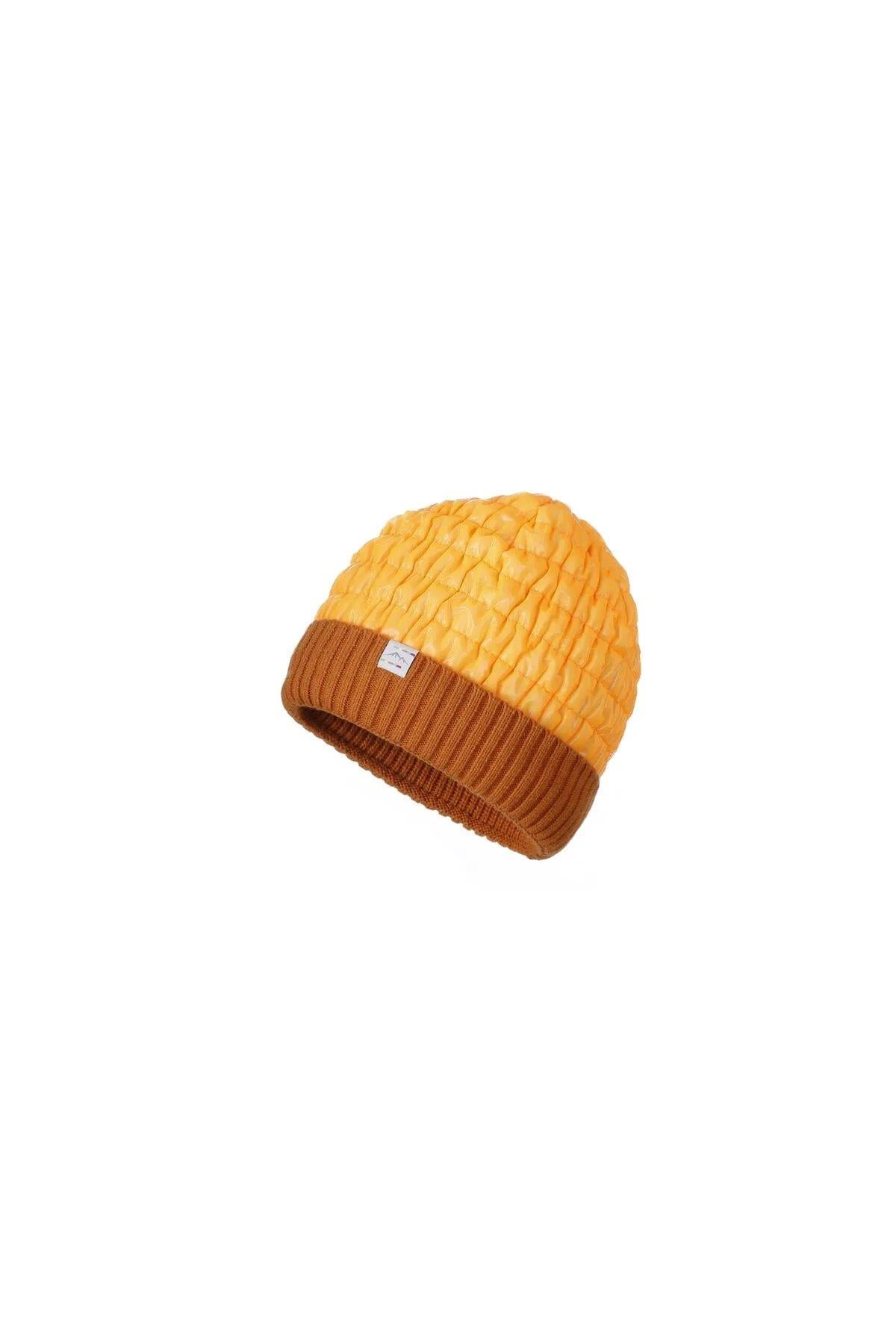 Unisex Kapitone Bere Motiv Turuncu_FO2635O