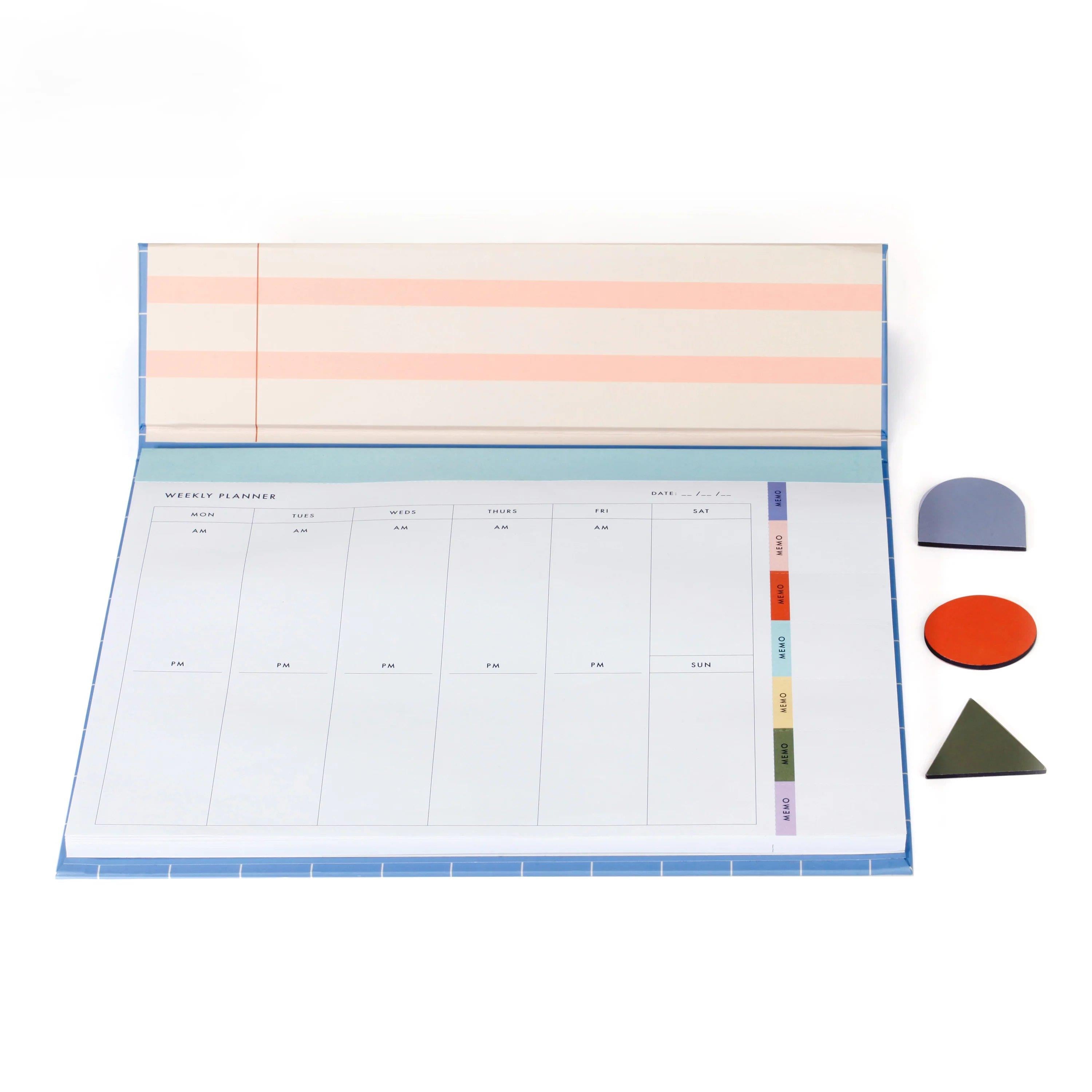 Kikkerland Inkerie Magnetic Weekly Desk Planner-Manyetik Haftalık Masa Planlayıcısı