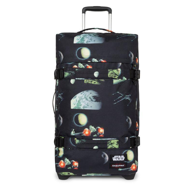 Eastpak 2 Tekerlekli Valiz, Bavul TransitR L Star Wars Galaxy Black