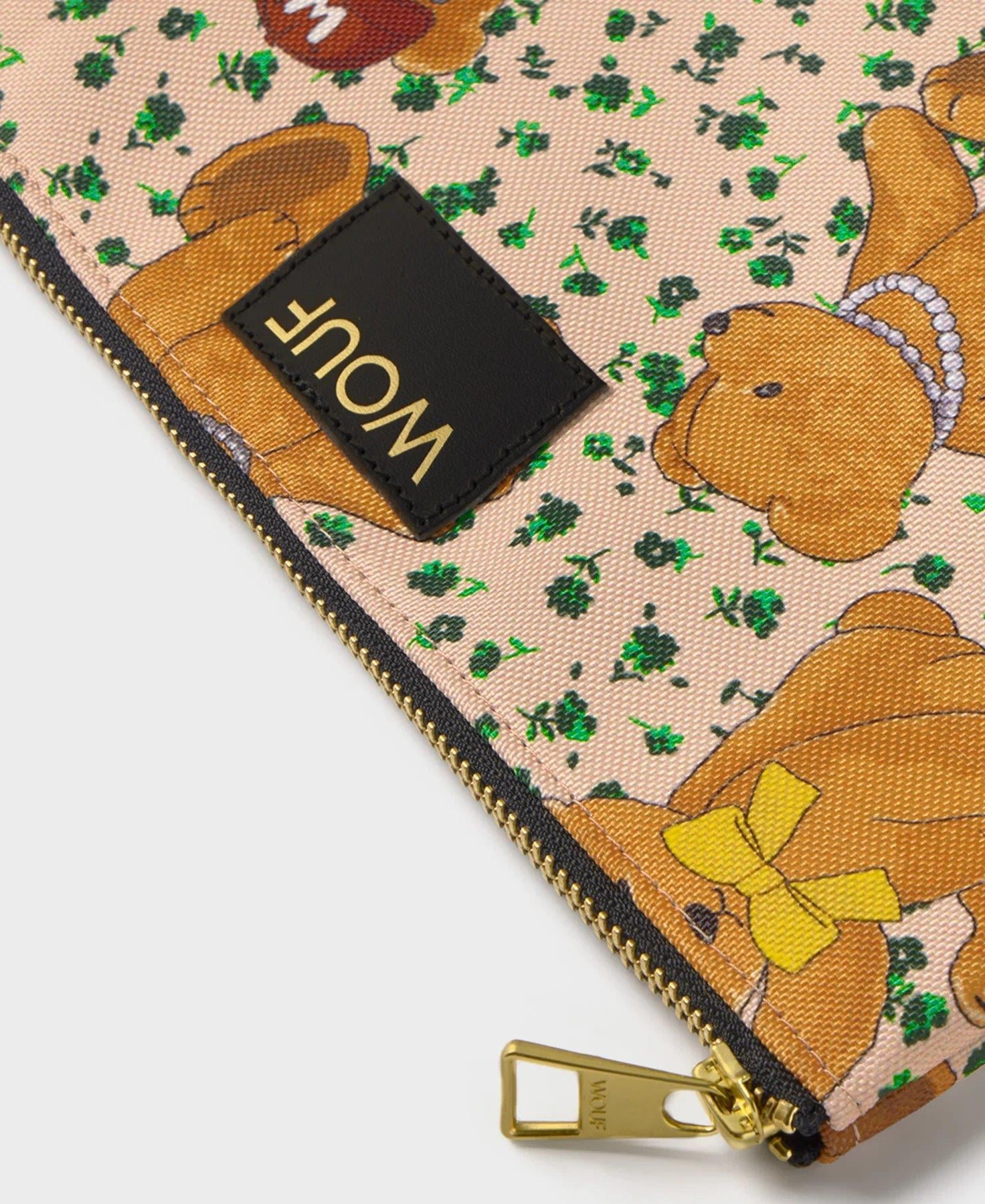 Wouf Clutch, El Çantası XLarge Pouch Bag Cute