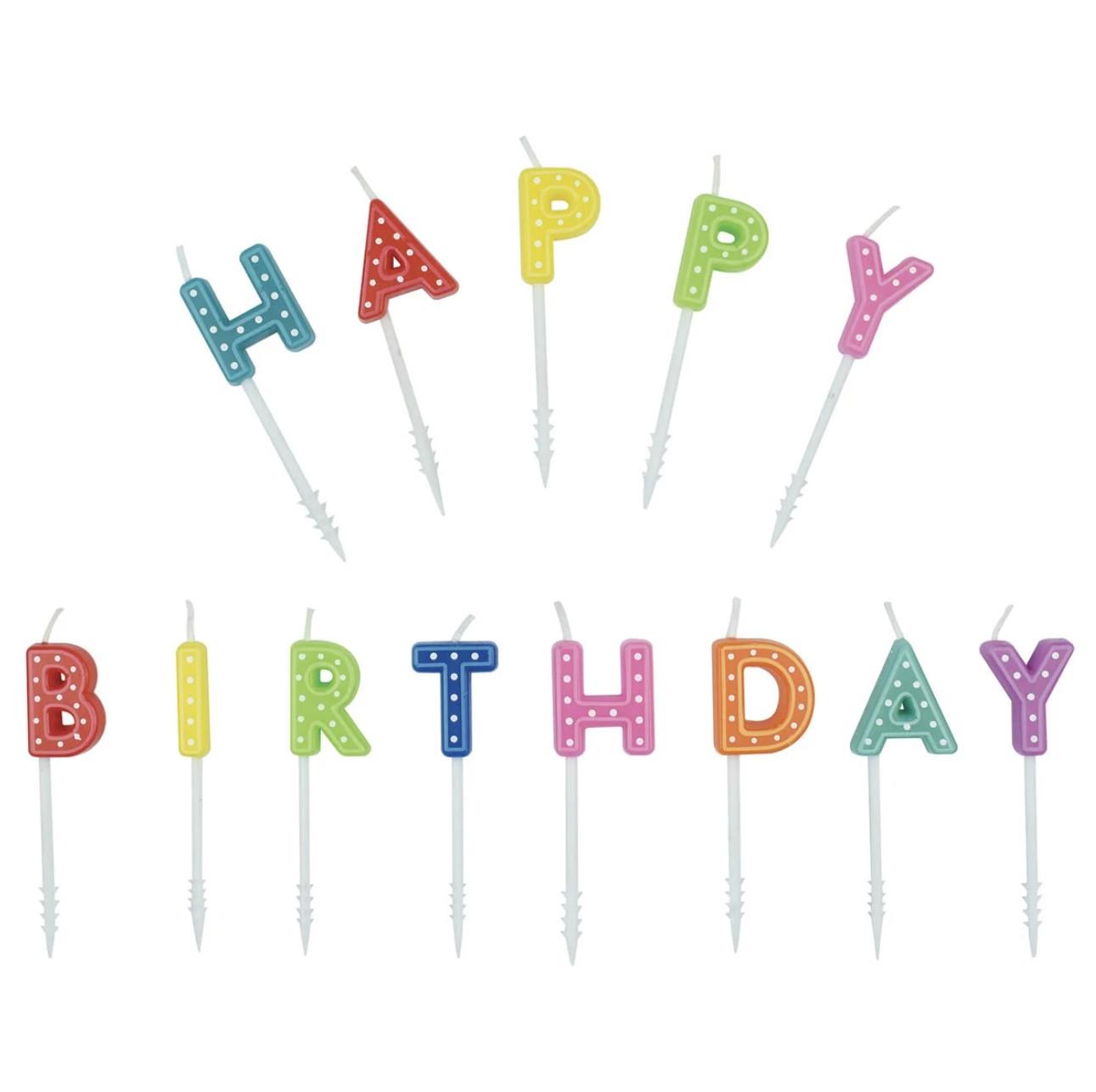 Legami Lets Celebrate Doğum Günü Mumu Happy Birthday