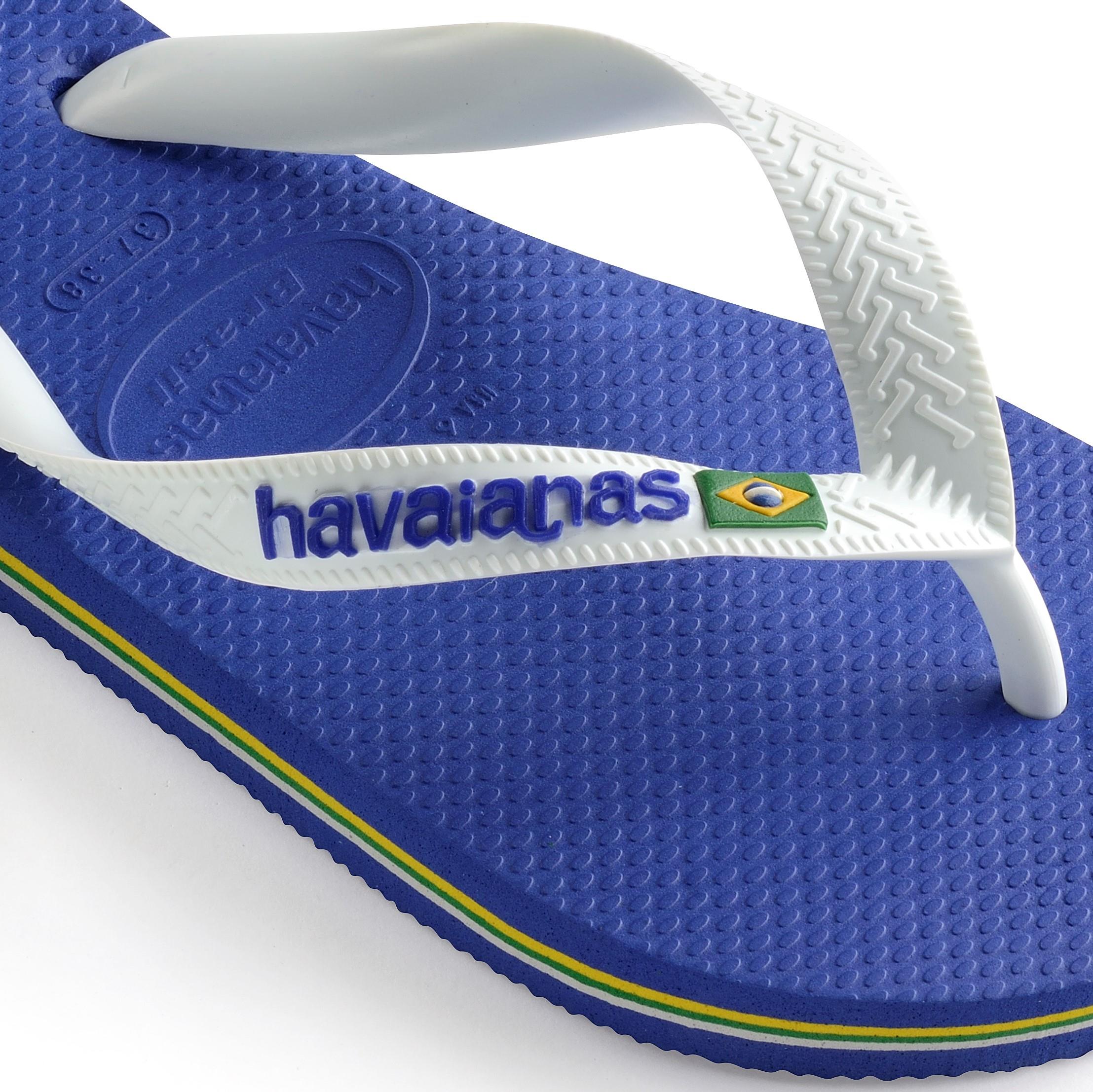 Havaianas Çocuk Parmakarası Terlik Brasil Logo Marine Blue
